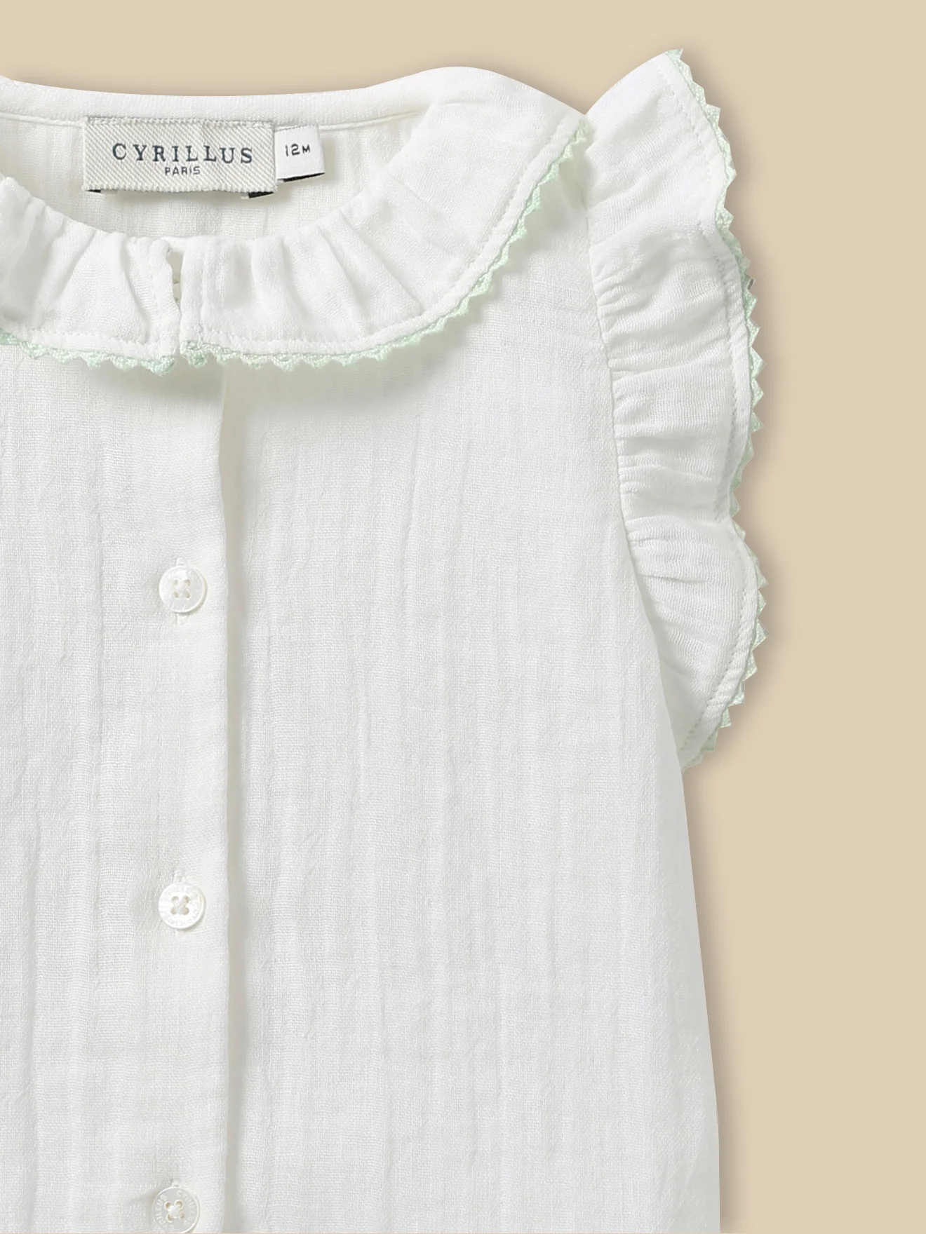 Blouse double gaze de coton Bébé - Image 3