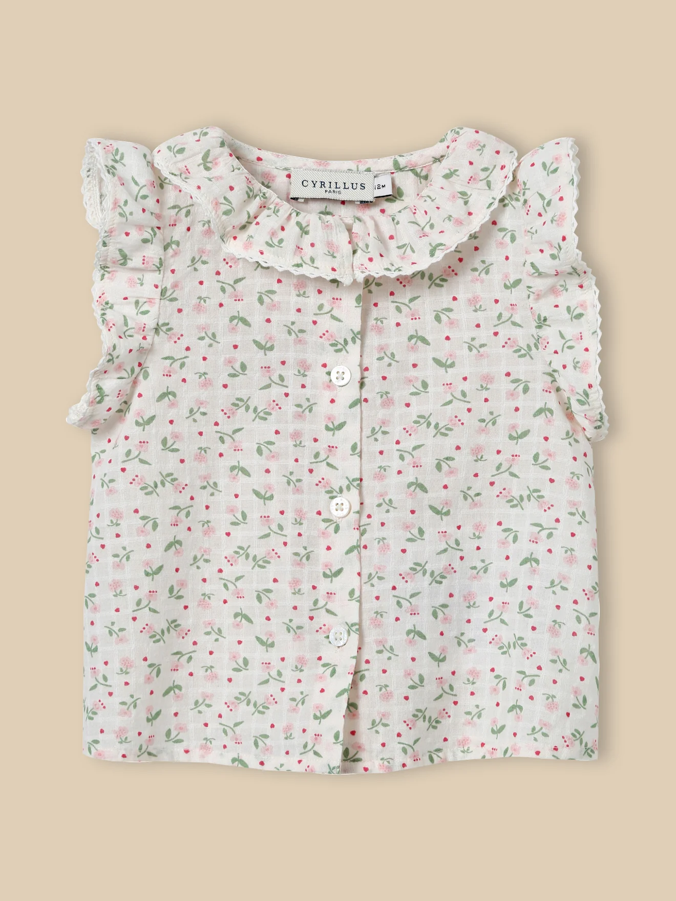 Blouse double gaze de coton Bébé