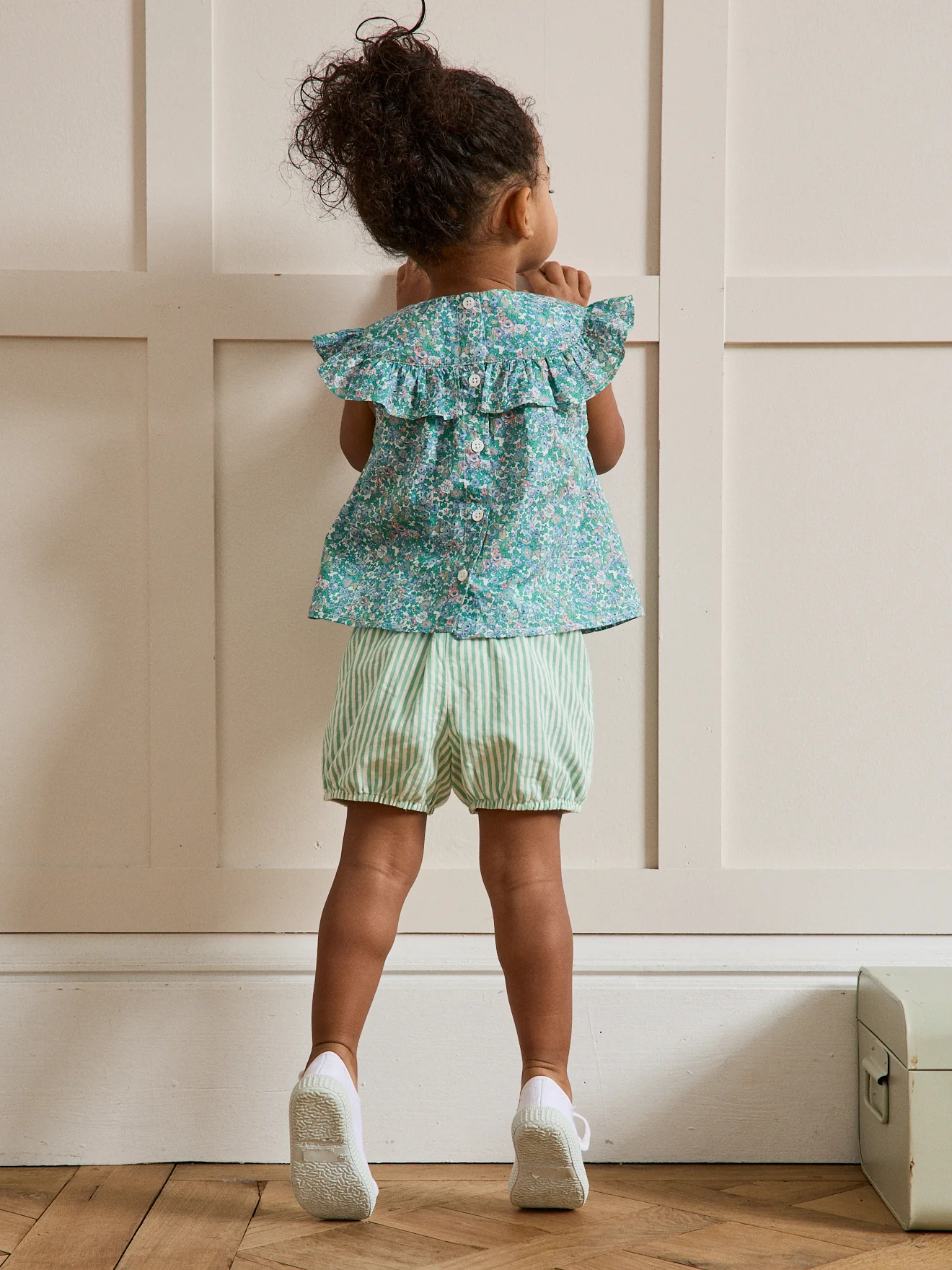Top en tissu Liberty Harriet bébé - Image 2