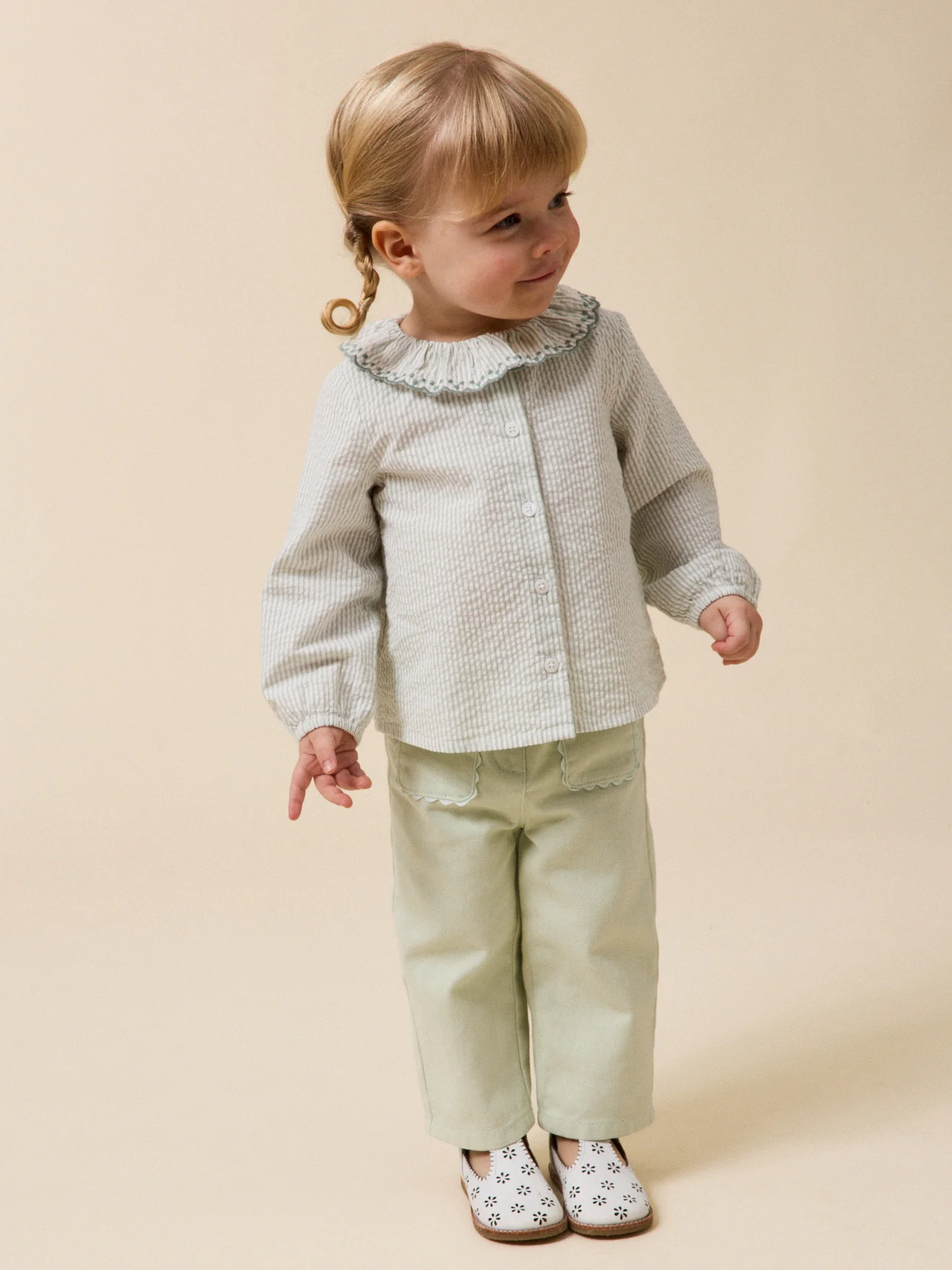 Blouse col brodé Bébé - Image 4