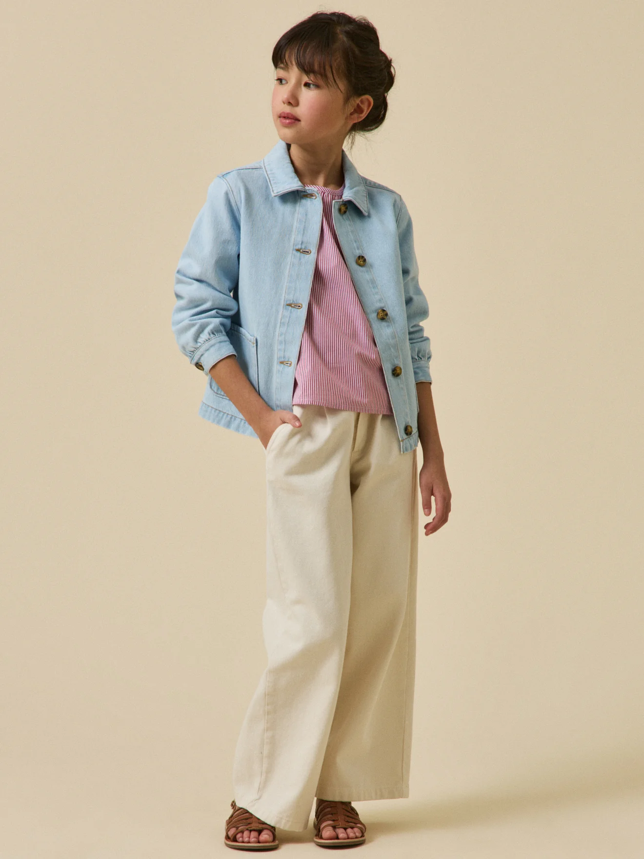 Chemise rayée Fille - Image 4