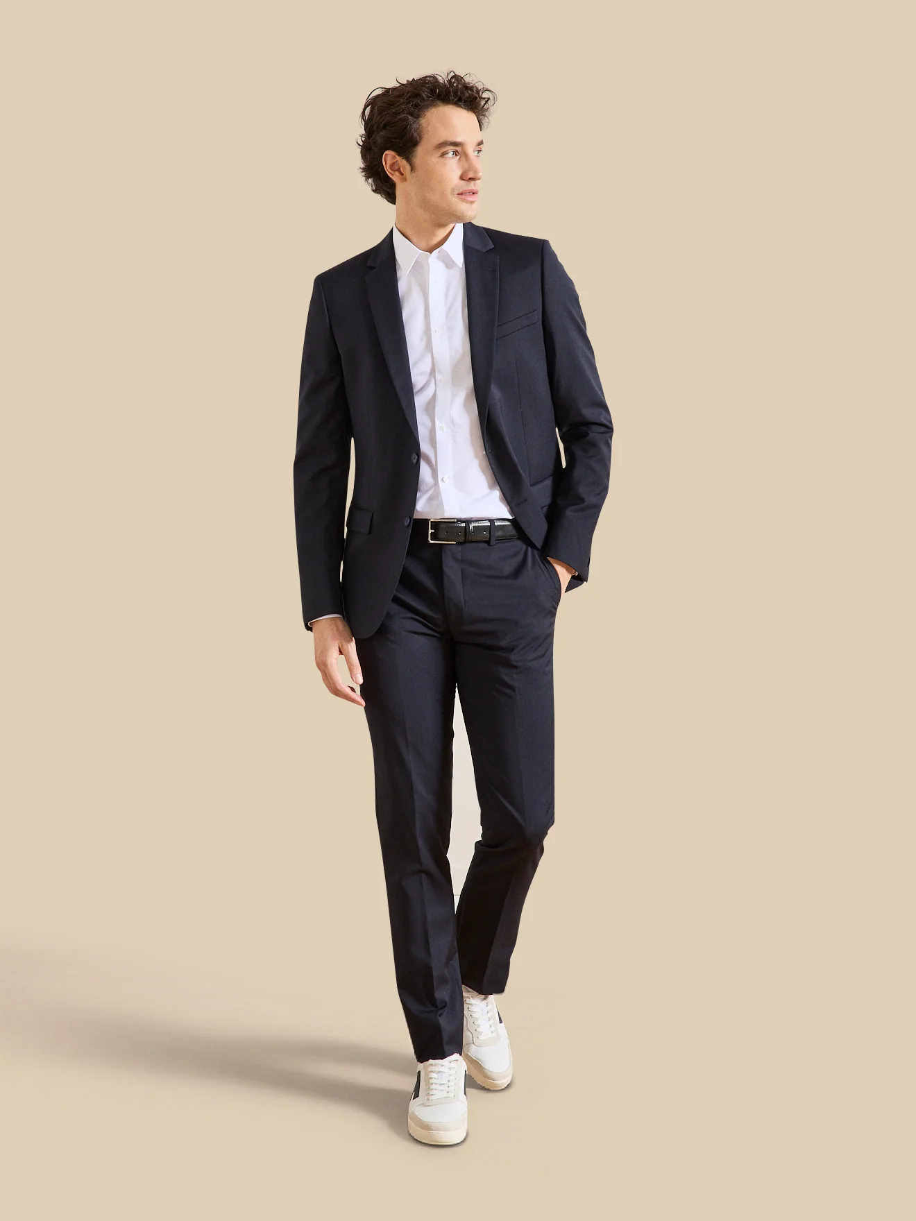 Chemise Slim Fit homme popeline unie easy care - Image 4