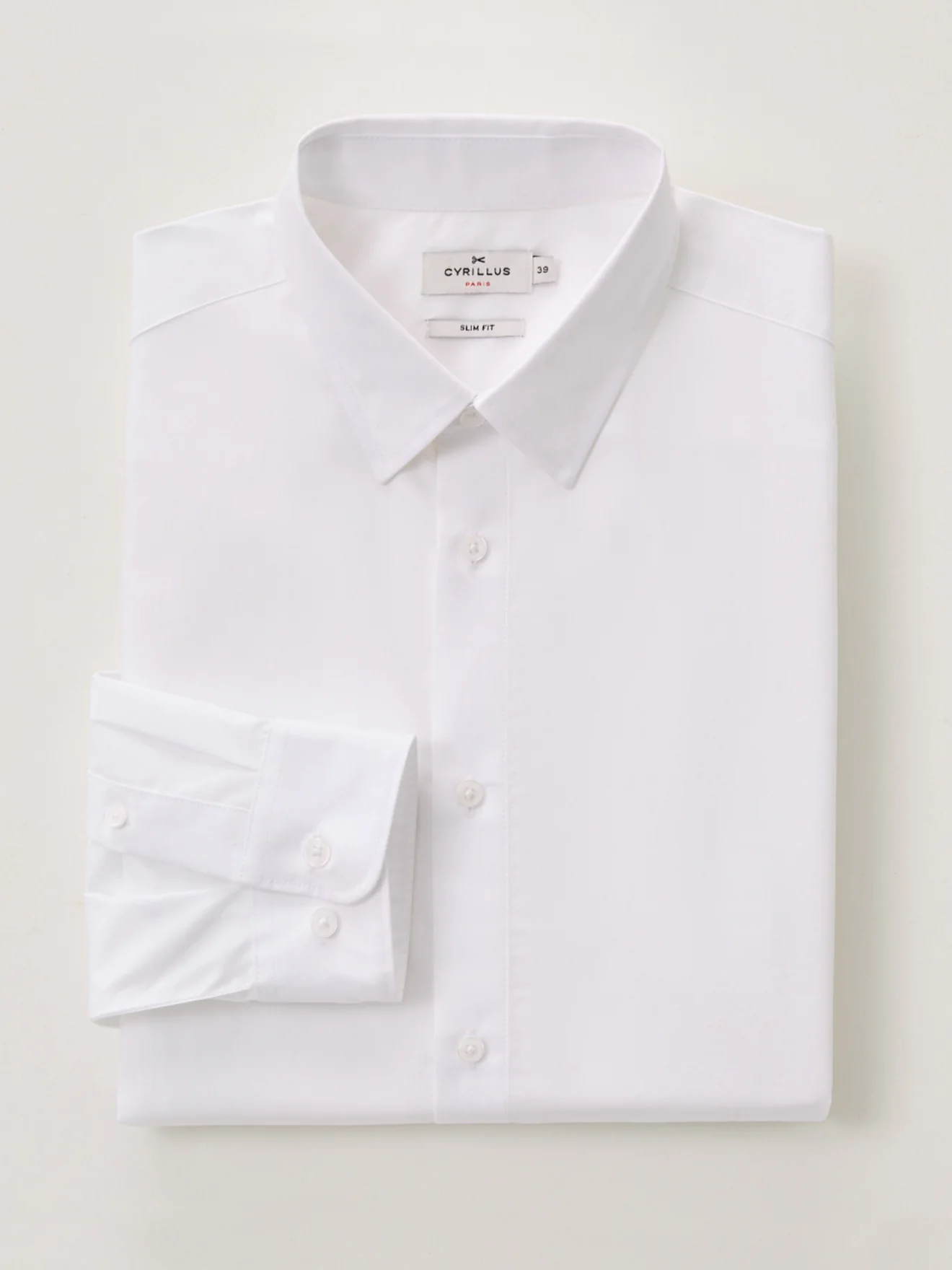 Chemise Slim Fit homme popeline unie easy care - Image 5