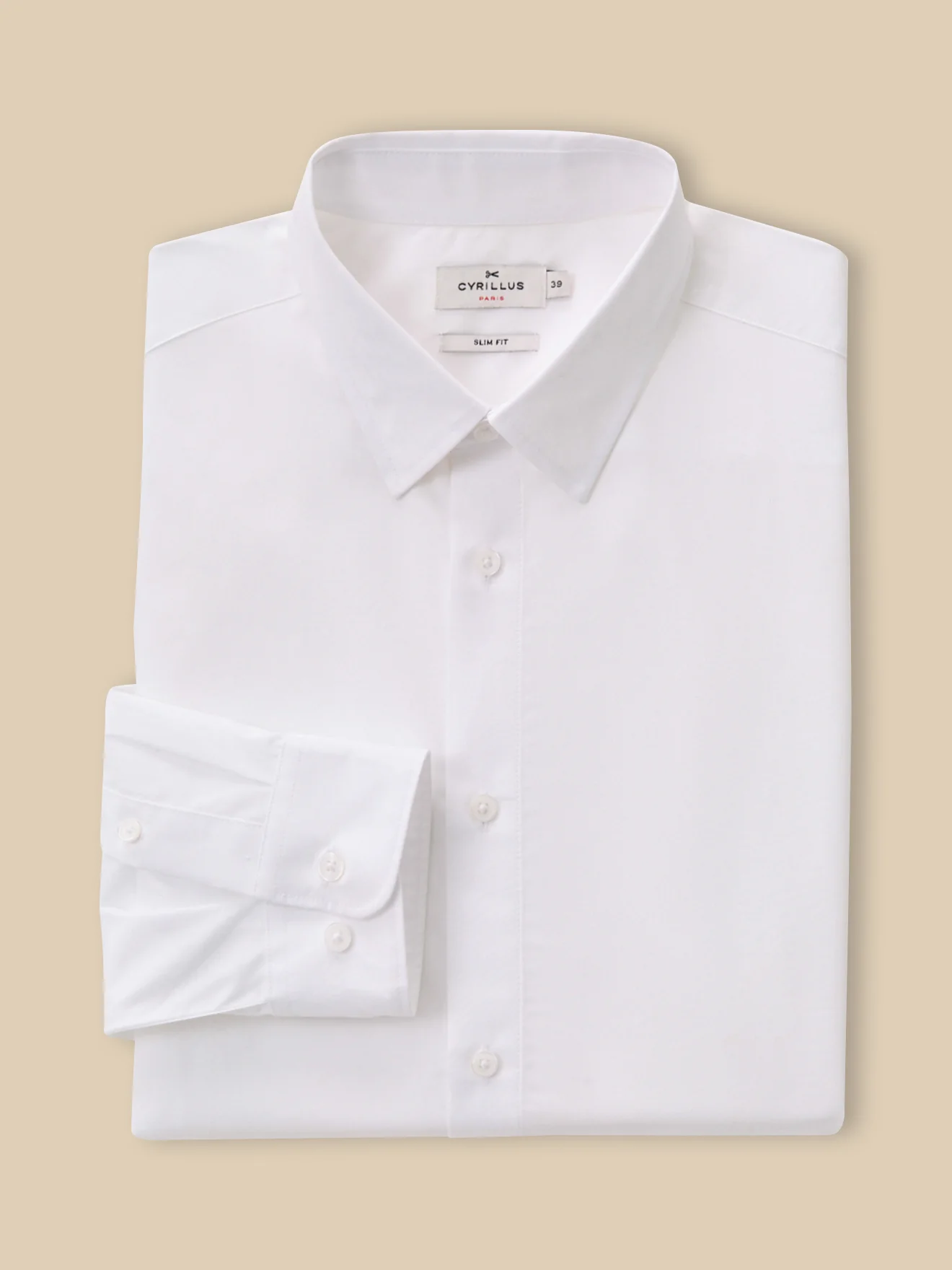Chemise Slim Fit homme popeline unie easy care - Image 7
