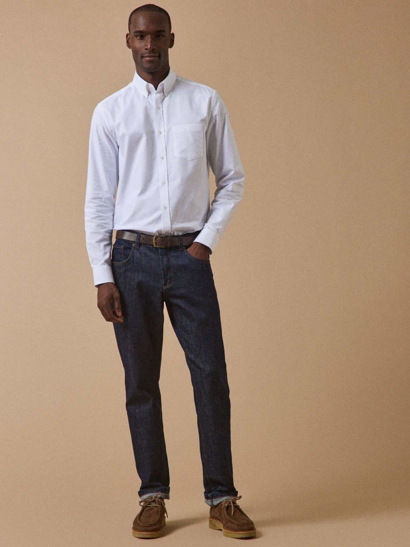 Chemise oxford homme coupe contemporaine - Image 5