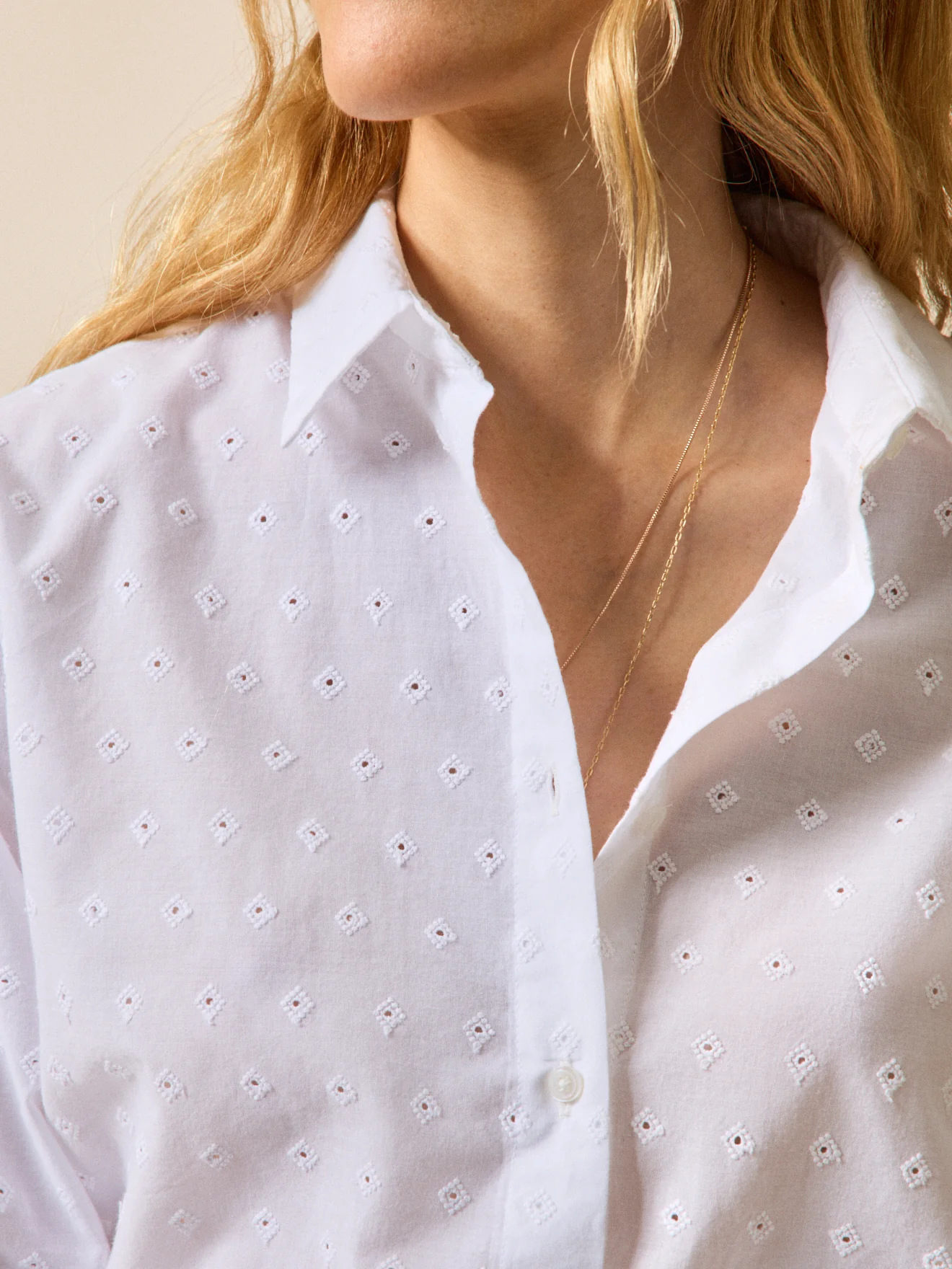 Chemise brodée - Coupe Gaby - Image 3