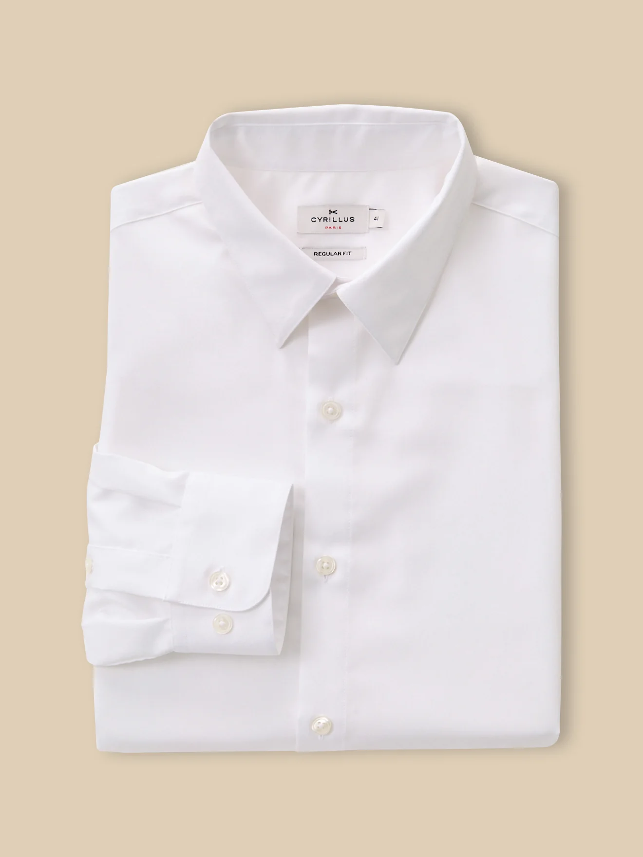 Chemise unie coton twill Regular Fit homme non iron - Image 6
