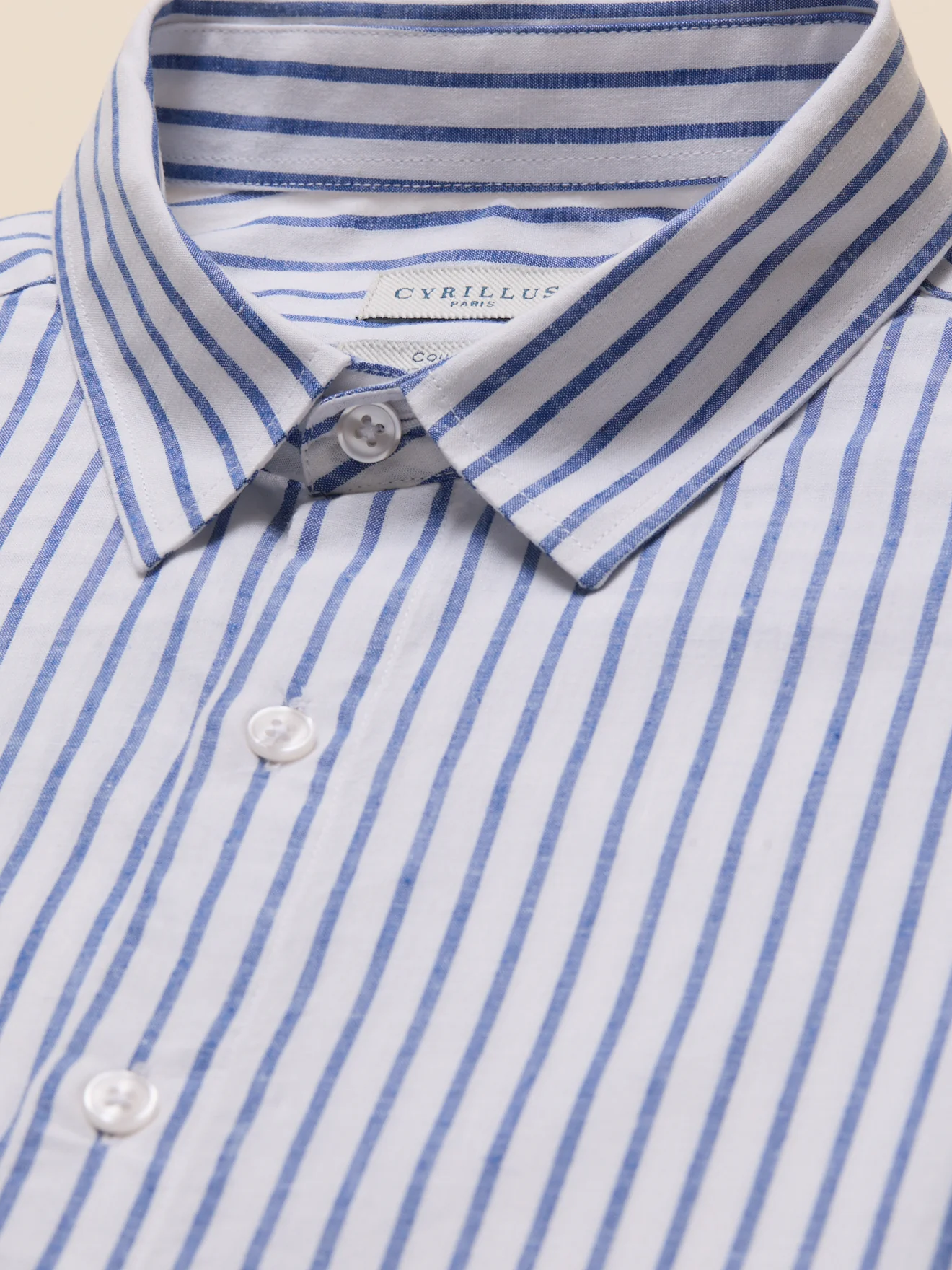 Chemise rayée homme coupe contemporaine - Image 8