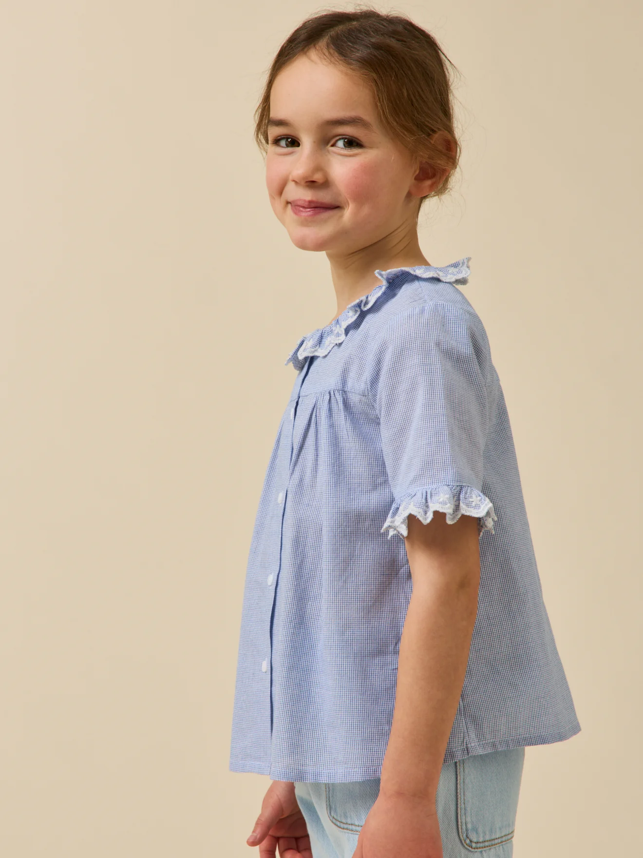 Chemise brodée Fille - Image 4