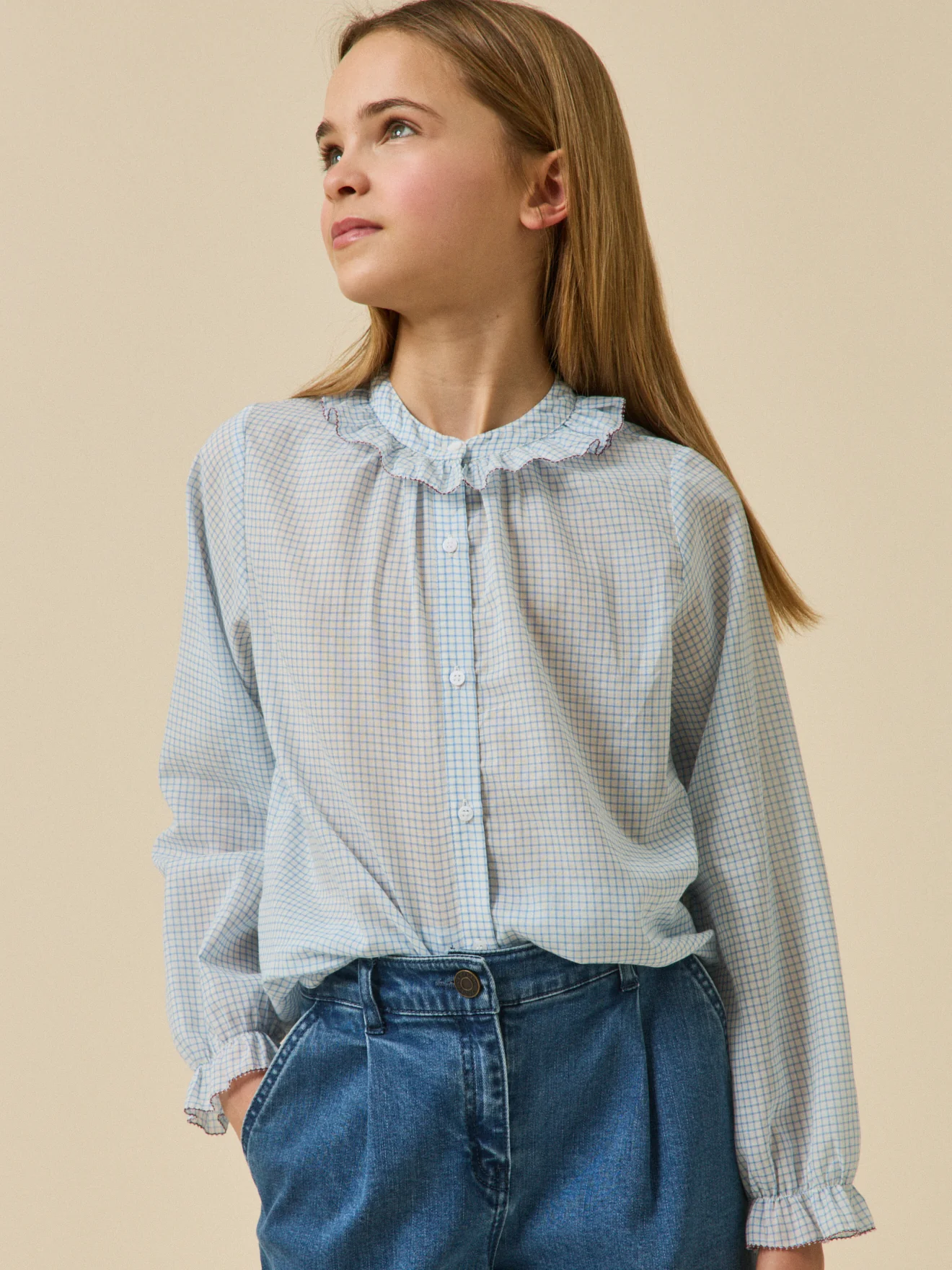 Blouse à carreaux - Image 2
