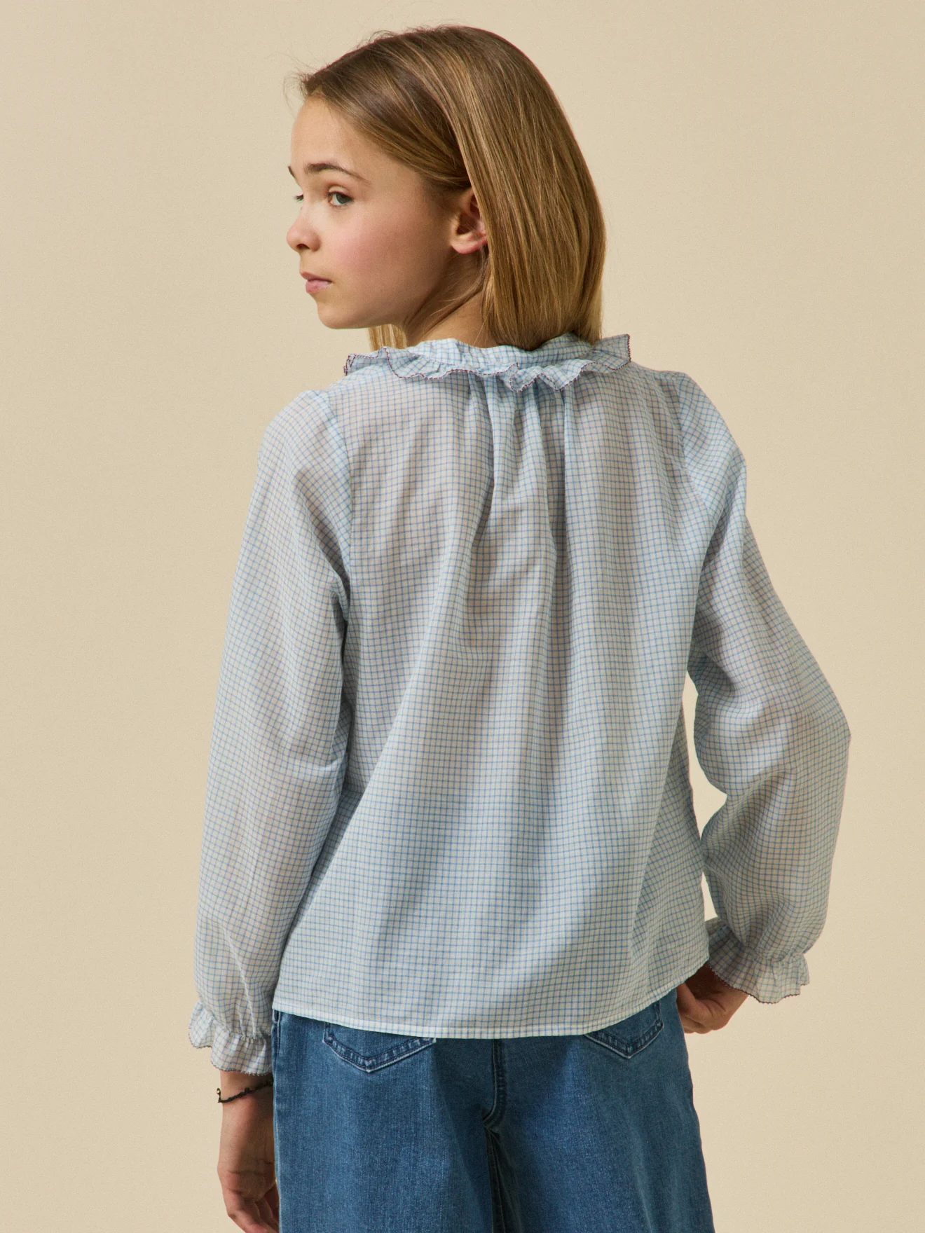 Blouse à carreaux - Image 3