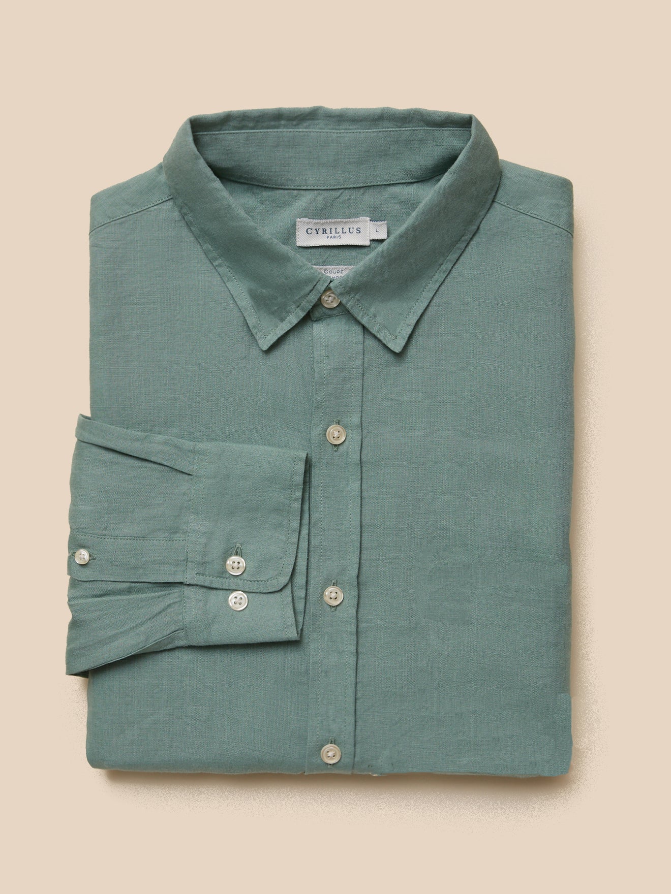Chemise en lin homme coupe contemporaine - Image 6