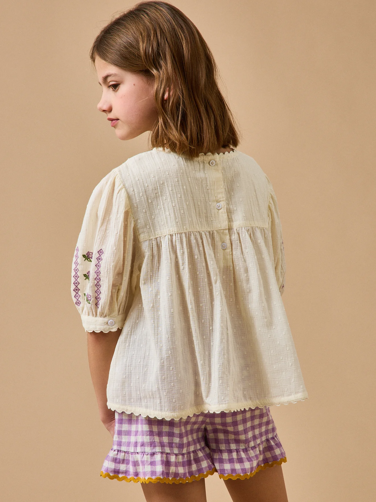 Blouse brodée Fille - CYRILLUS X EMILE&IDA - Image 4
