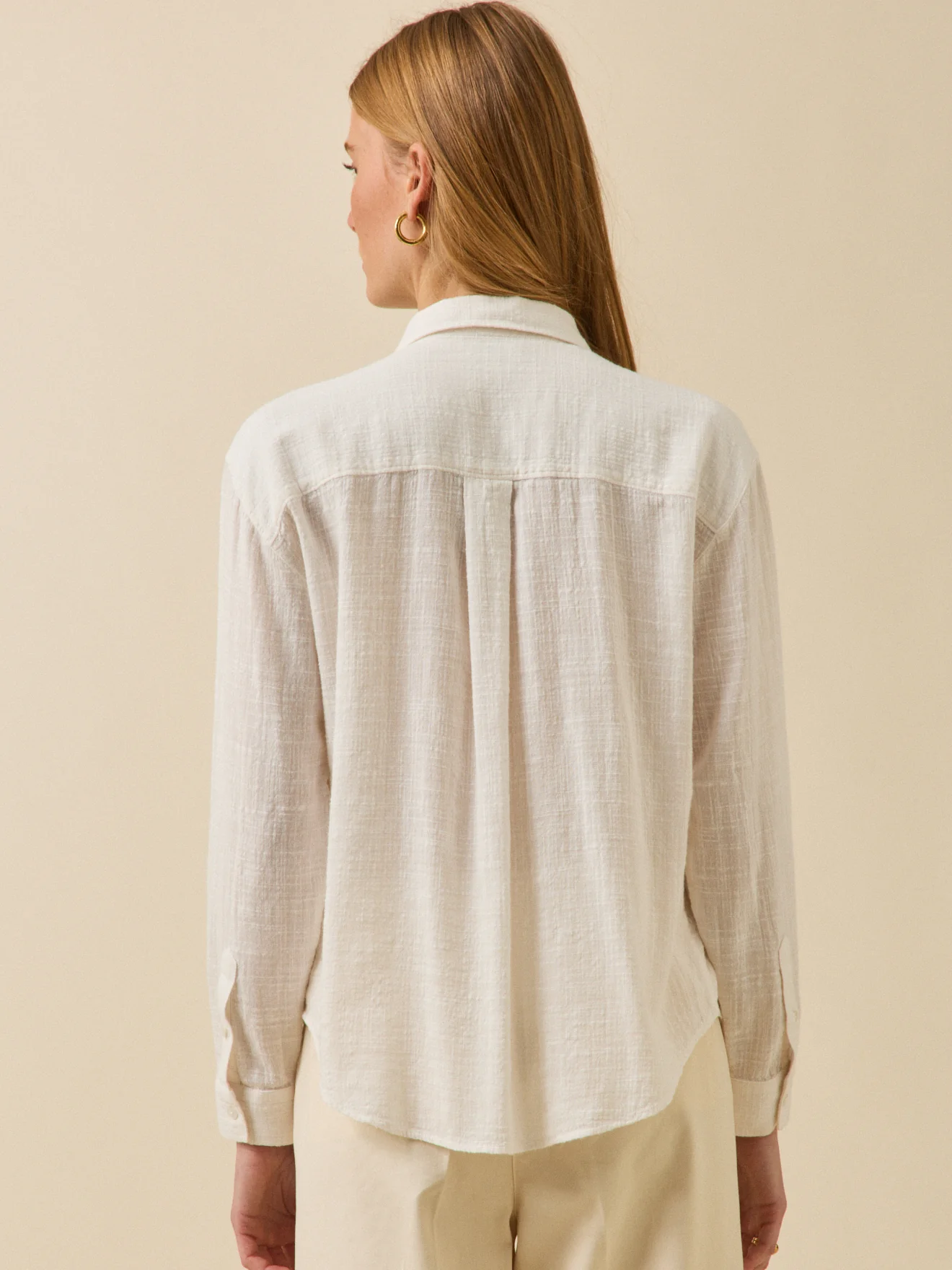 Chemise crépon - Coupe Gaby - Image 2