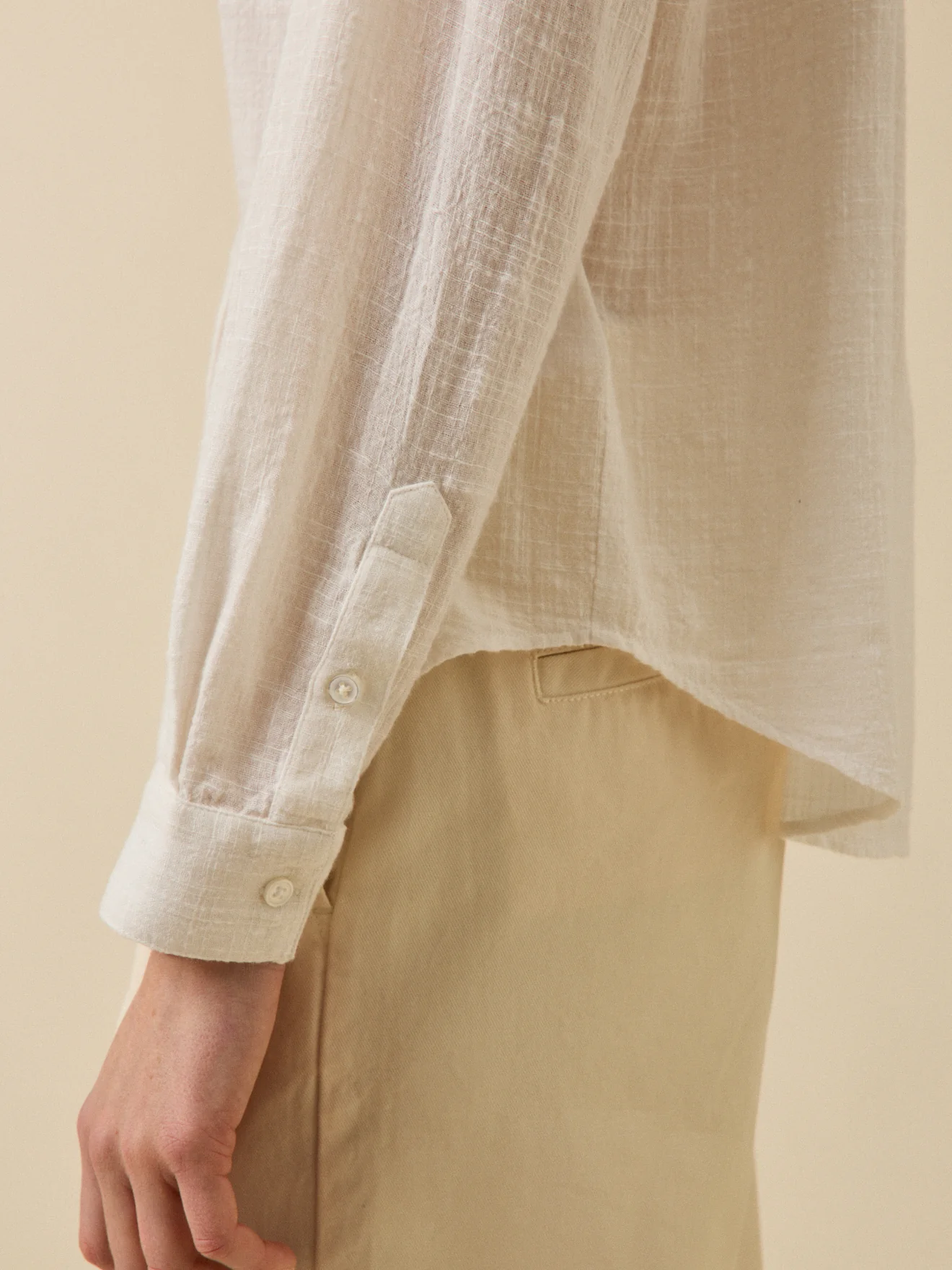 Chemise crépon - Coupe Gaby - Image 4