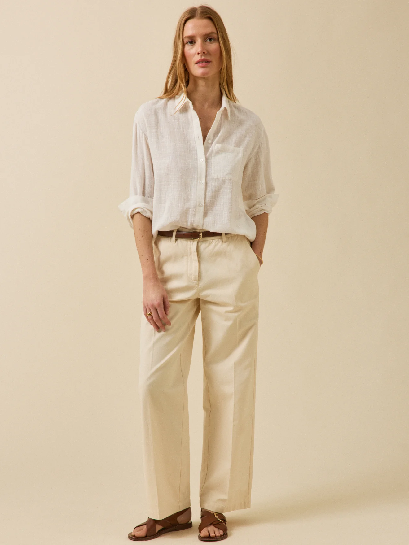 Chemise crépon - Coupe Gaby - Image 5
