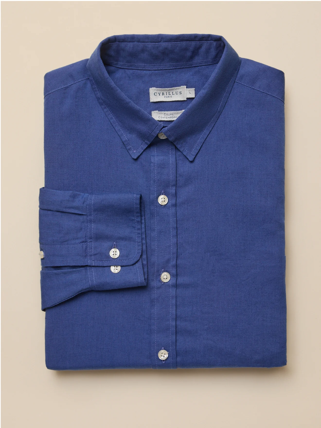 Chemise en lin homme coupe contemporaine - Image 6