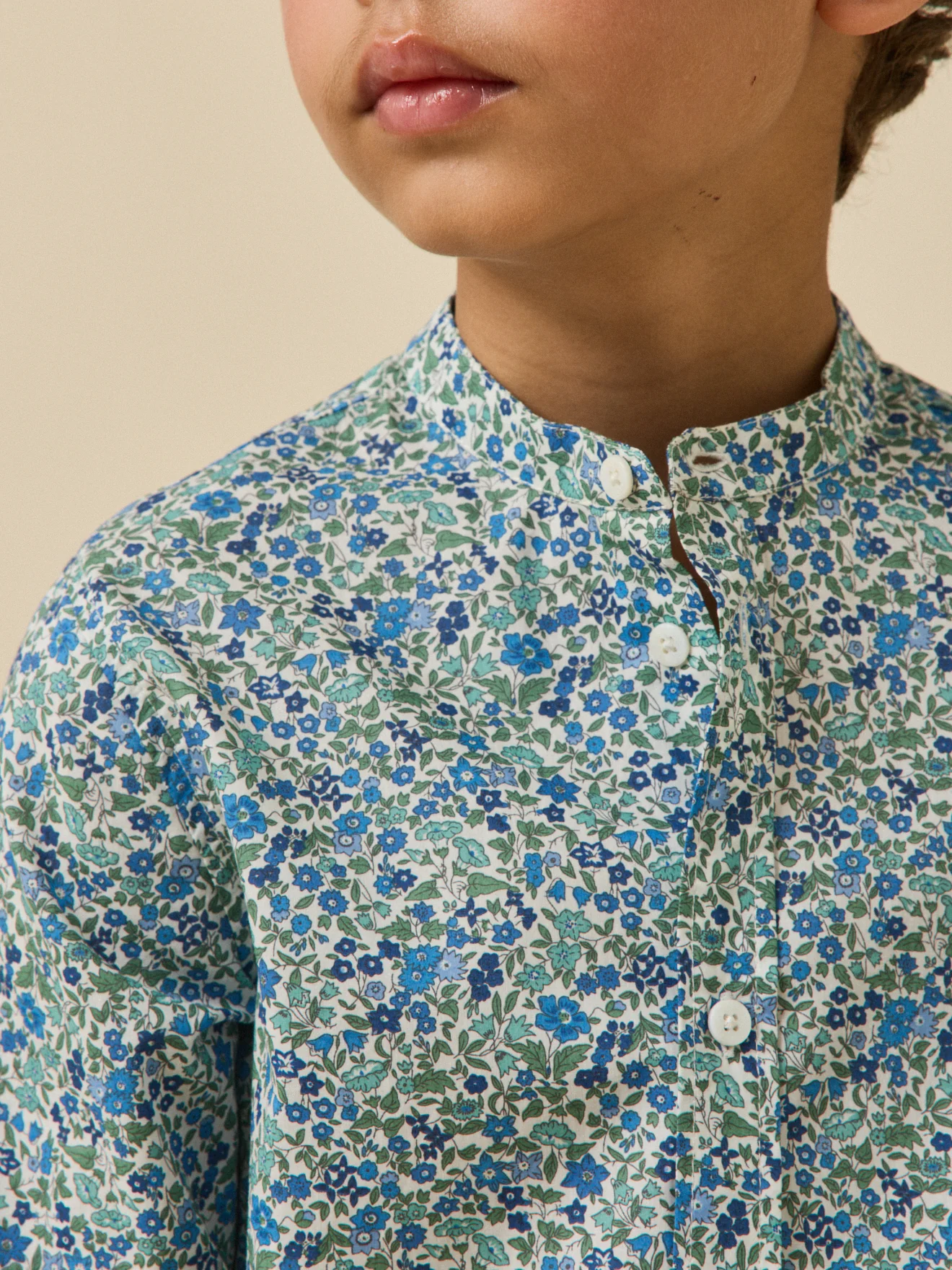 Chemise en tissu Liberty - Collection FĂȘtes et Mariages - Image 3