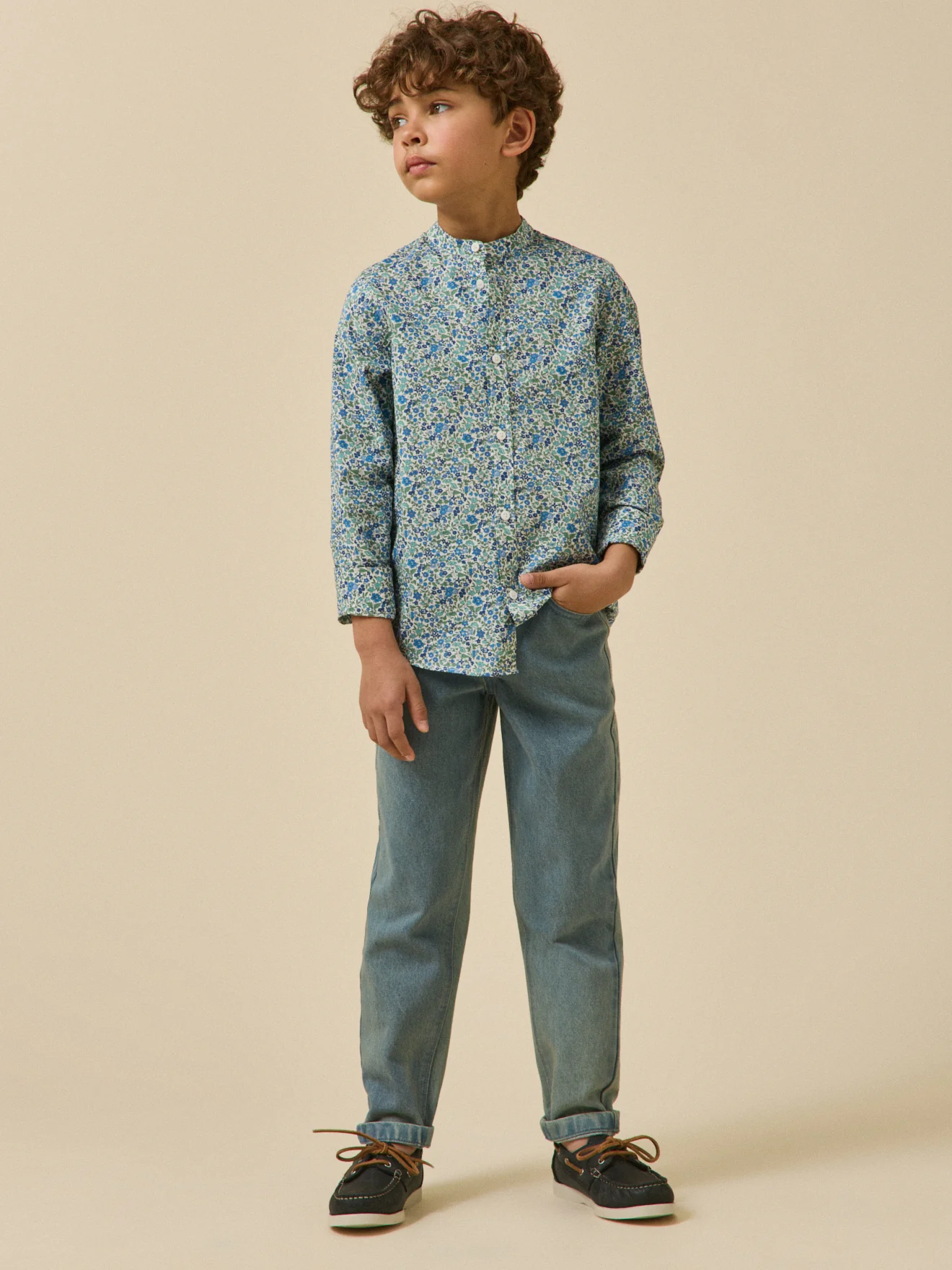 Chemise en tissu Liberty - Collection FĂȘtes et Mariages - Image 5