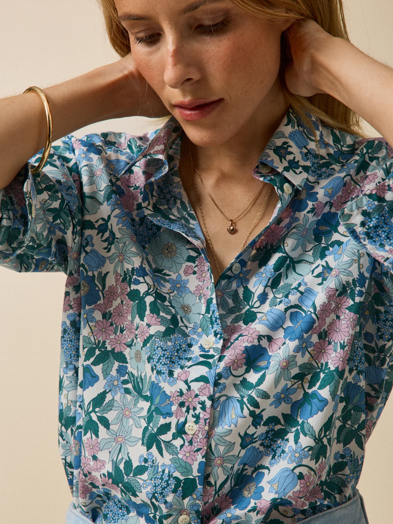 Chemise en tissu Liberty - Coupe Gaby - Image 3