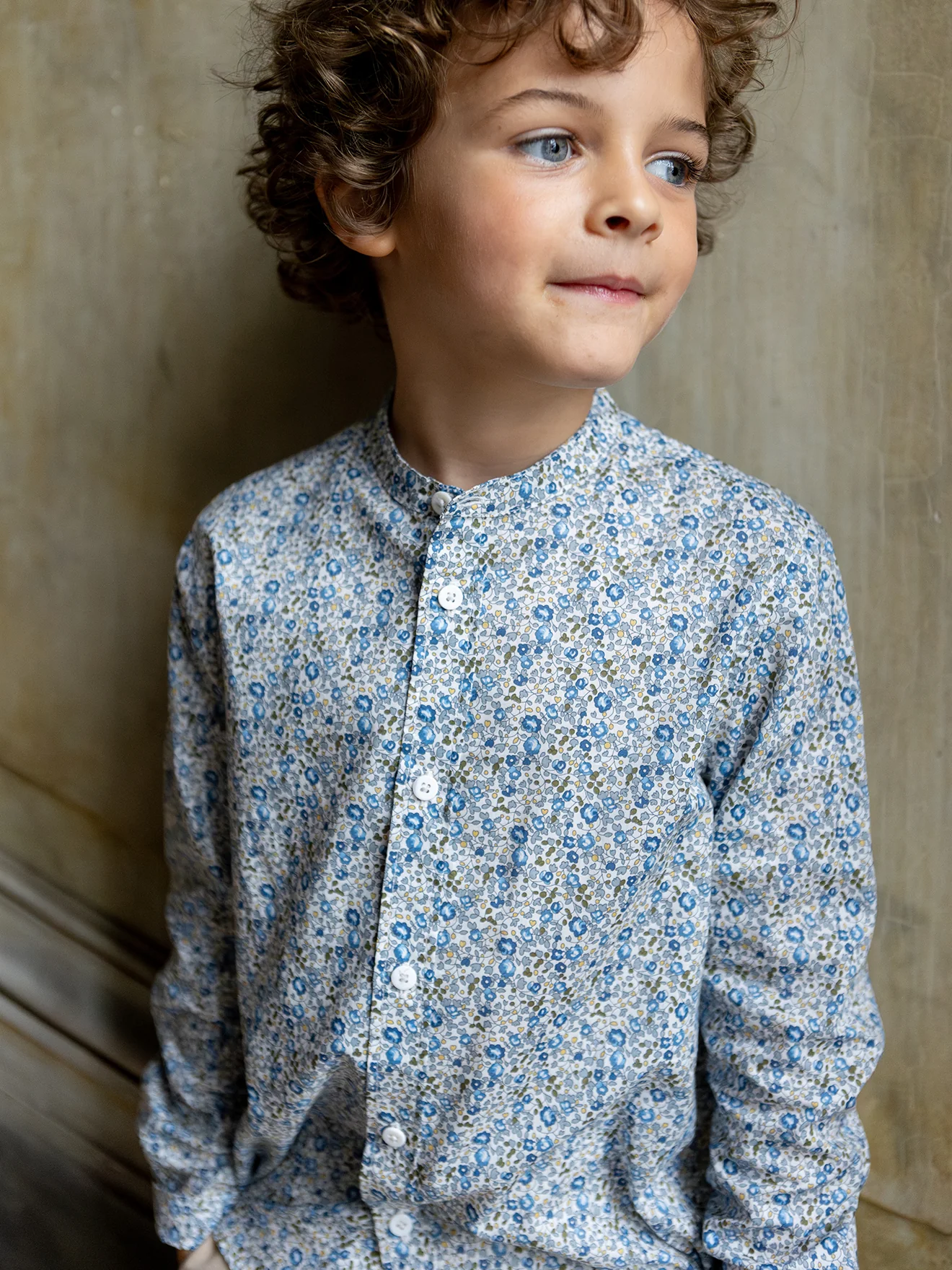 Chemise en tissu Liberty - Collection fêtes et mariages - Image 2