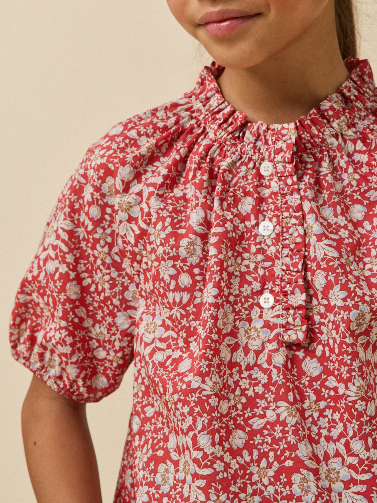 Blouse en tissu Liberty Fille - Image 3