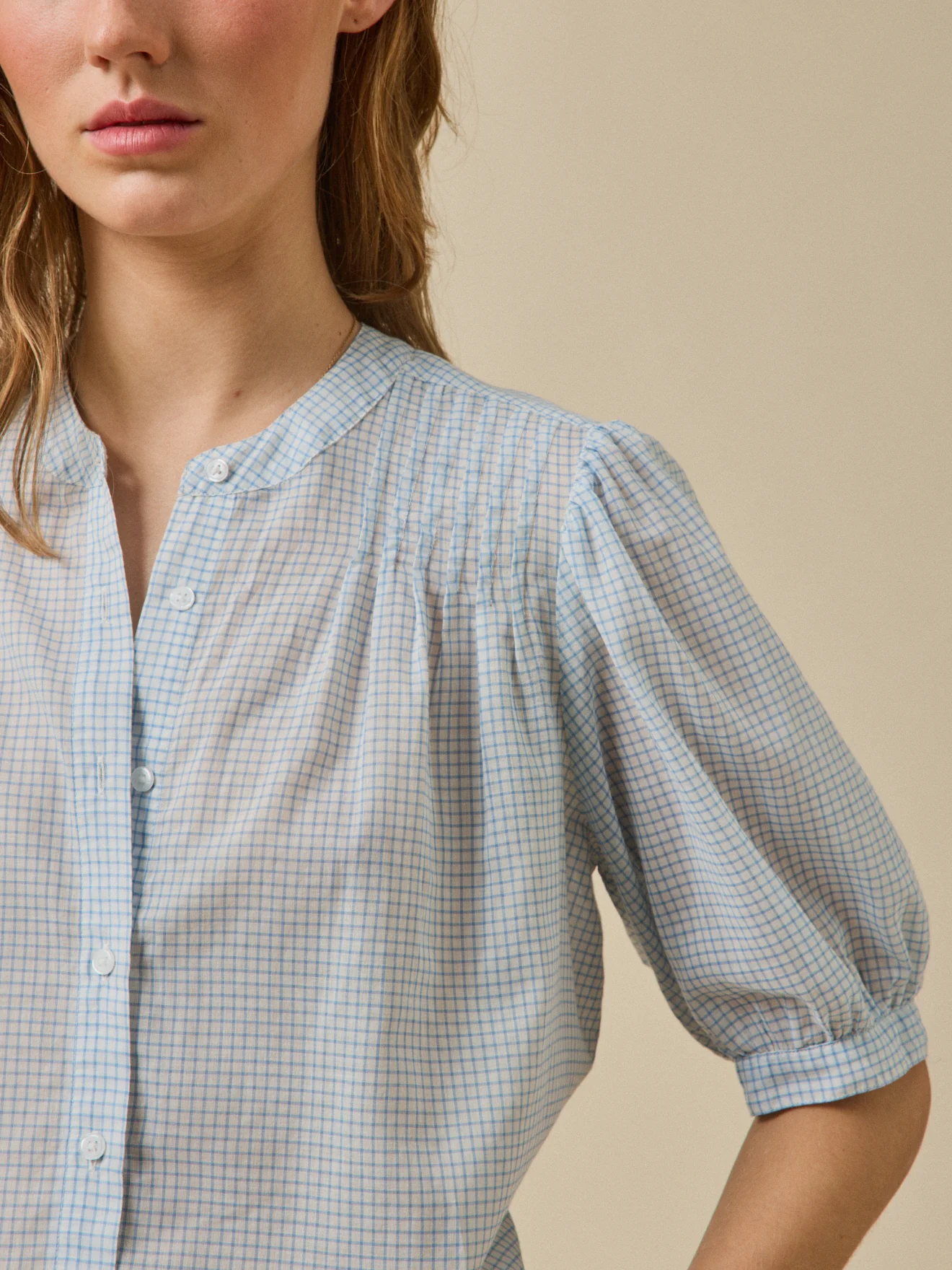 Blouse carreaux Tatersall femme - Image 3