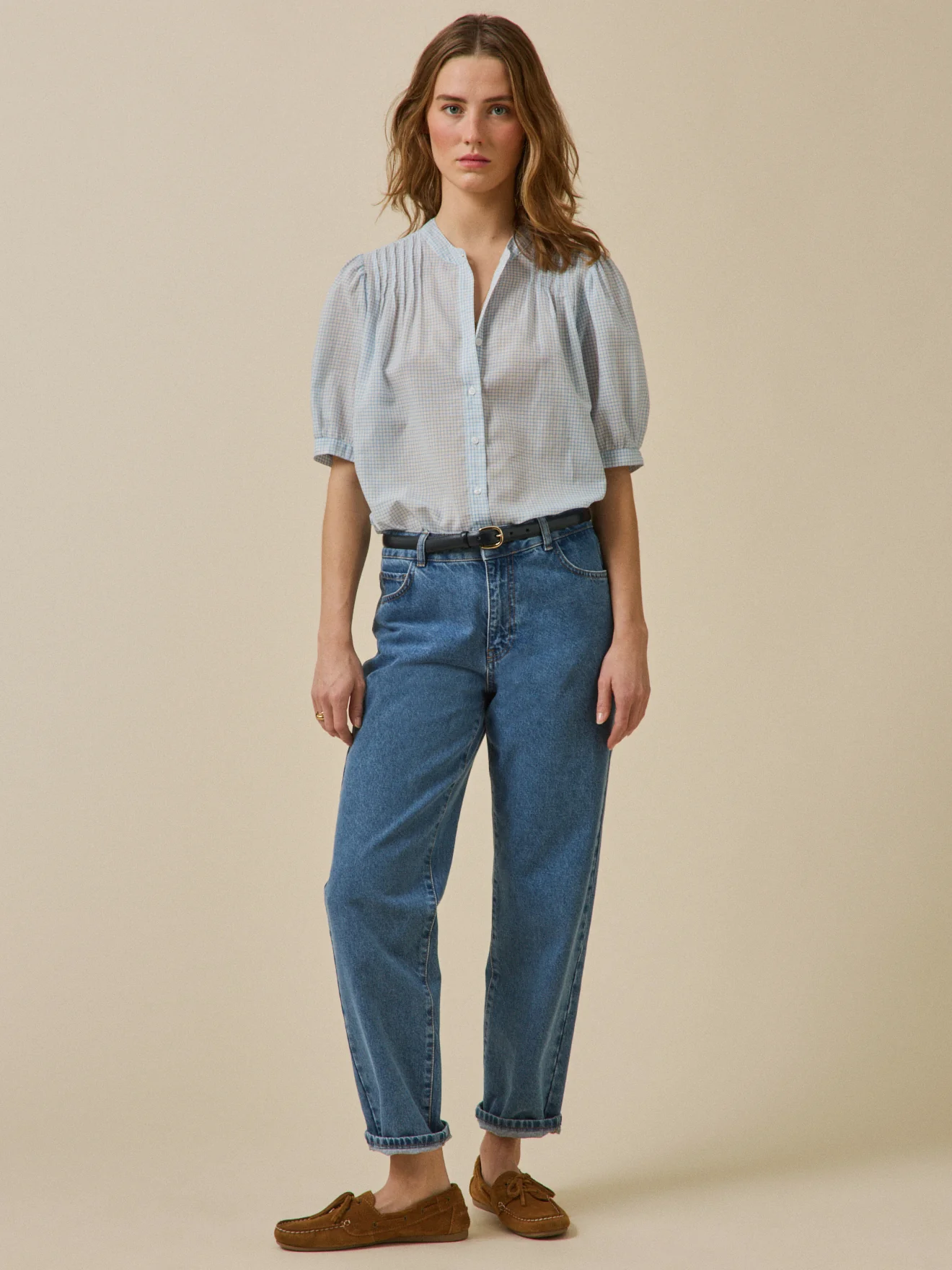 Blouse carreaux Tatersall femme - Image 4