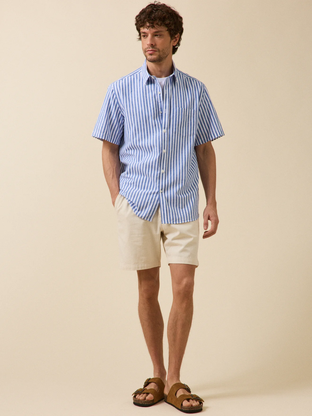 Chemise manches courtes homme coupe contemporaine - Image 5