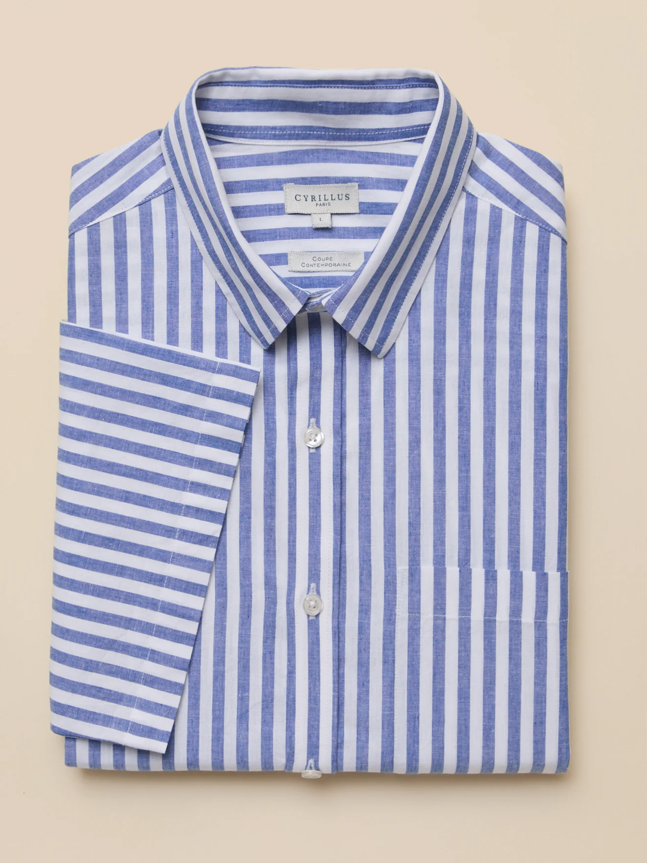 Chemise manches courtes homme coupe contemporaine - Image 6