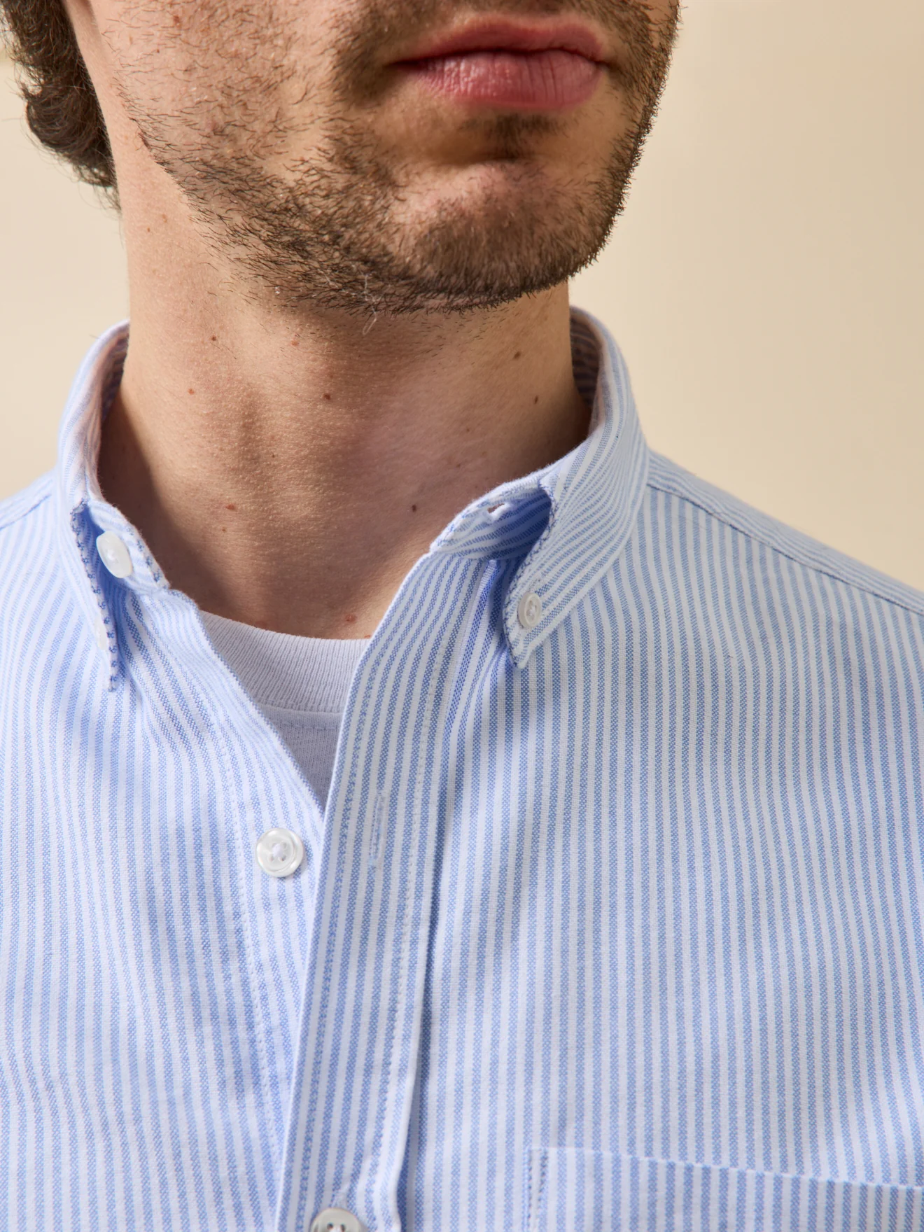 Chemise oxford homme coupe contemporaine - Image 4