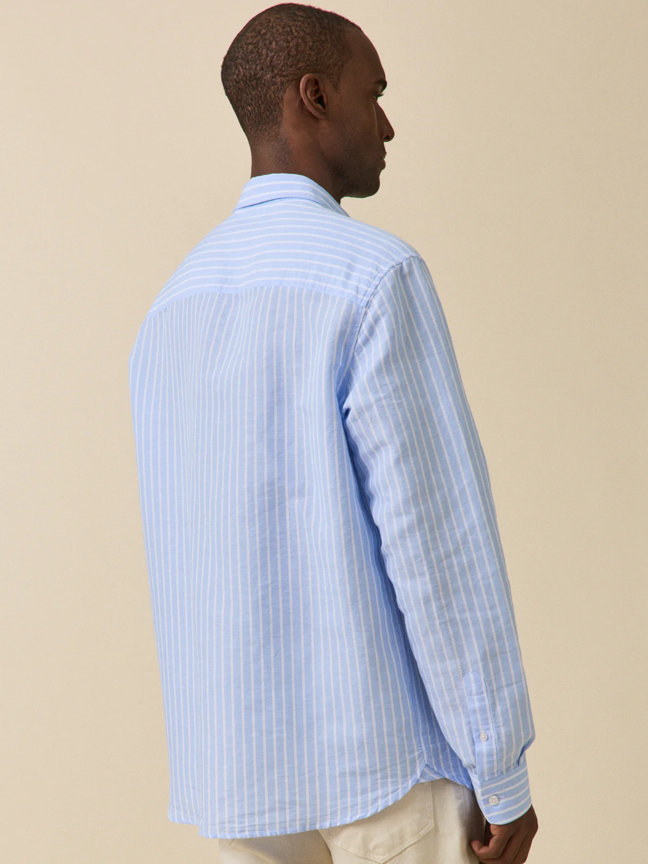 Chemise rayée homme coupe contemporaine - Image 2