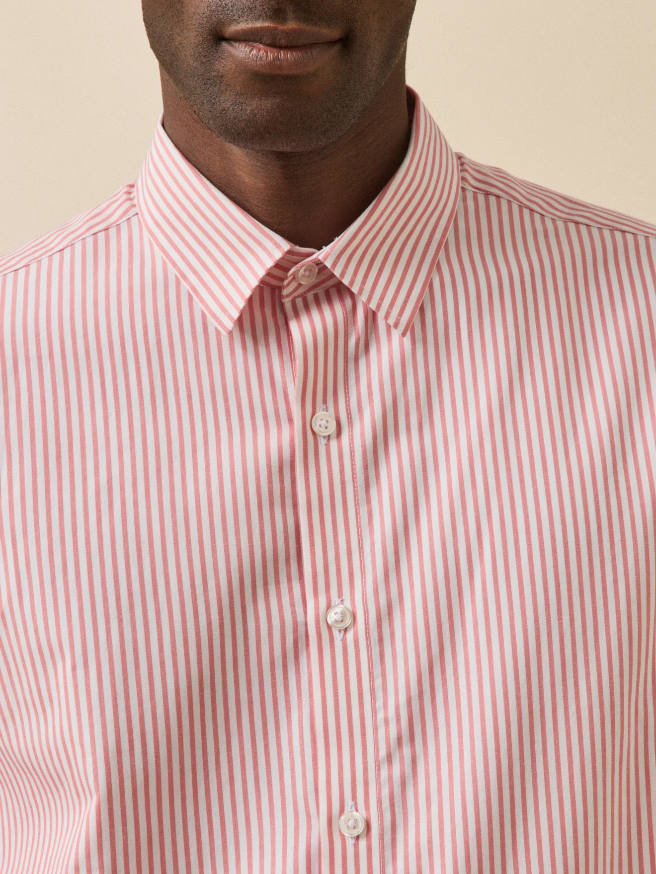 Chemise rayée homme coupe contemporaine - Image 3