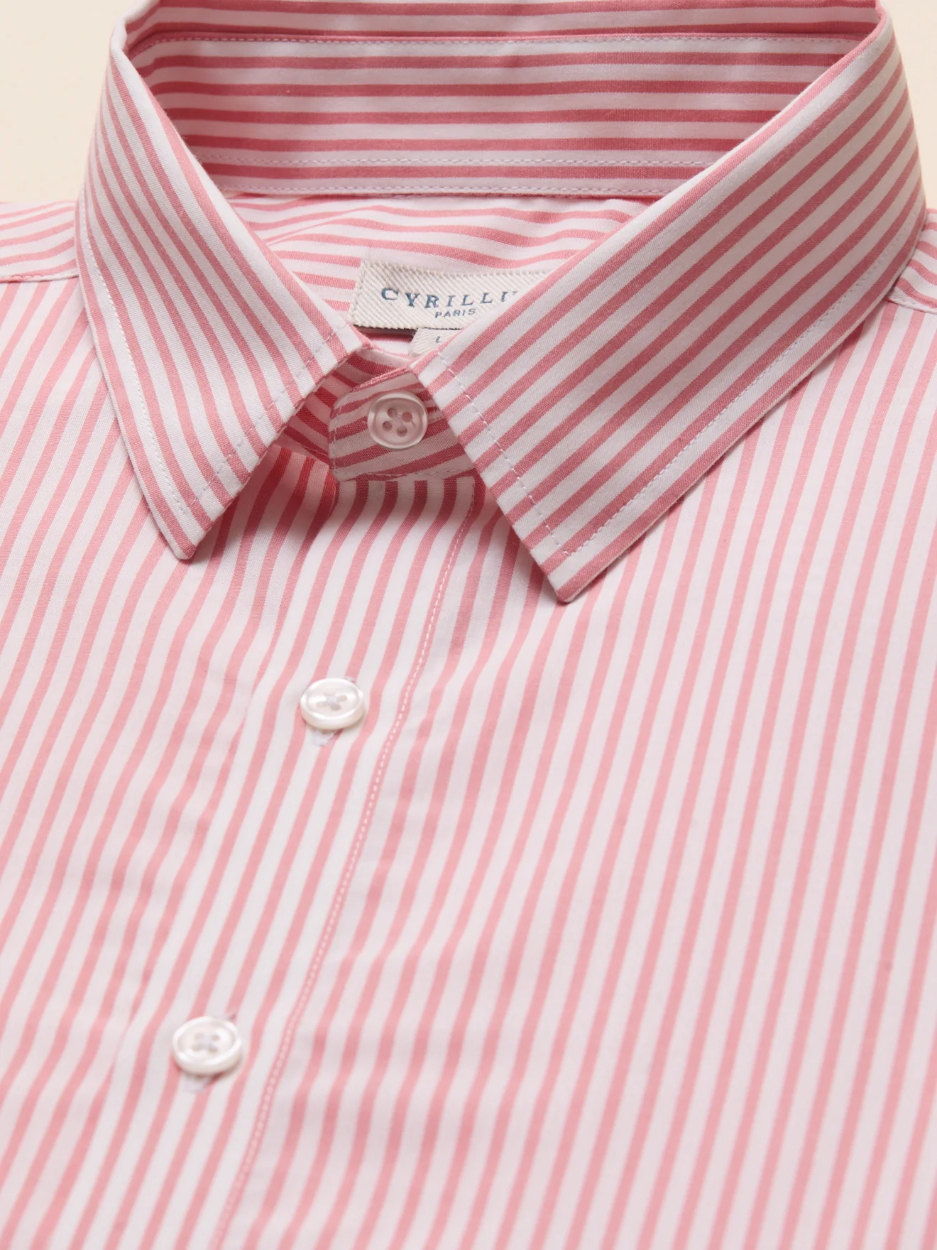 Chemise rayée homme coupe contemporaine - Image 6