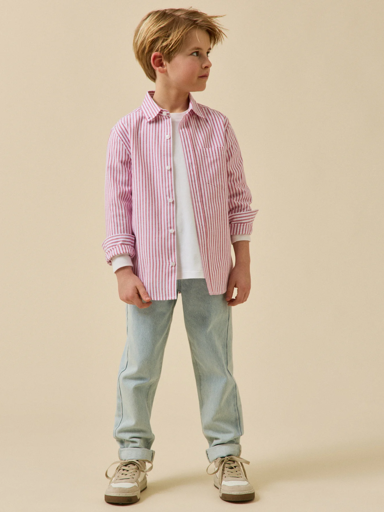 Chemise rayée oxford Garçon - Image 4