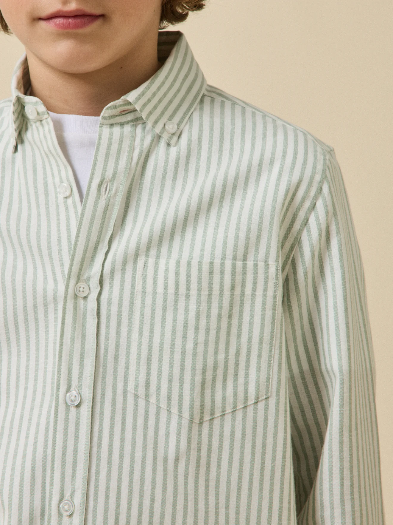 Chemise rayée oxford Garçon - Image 3