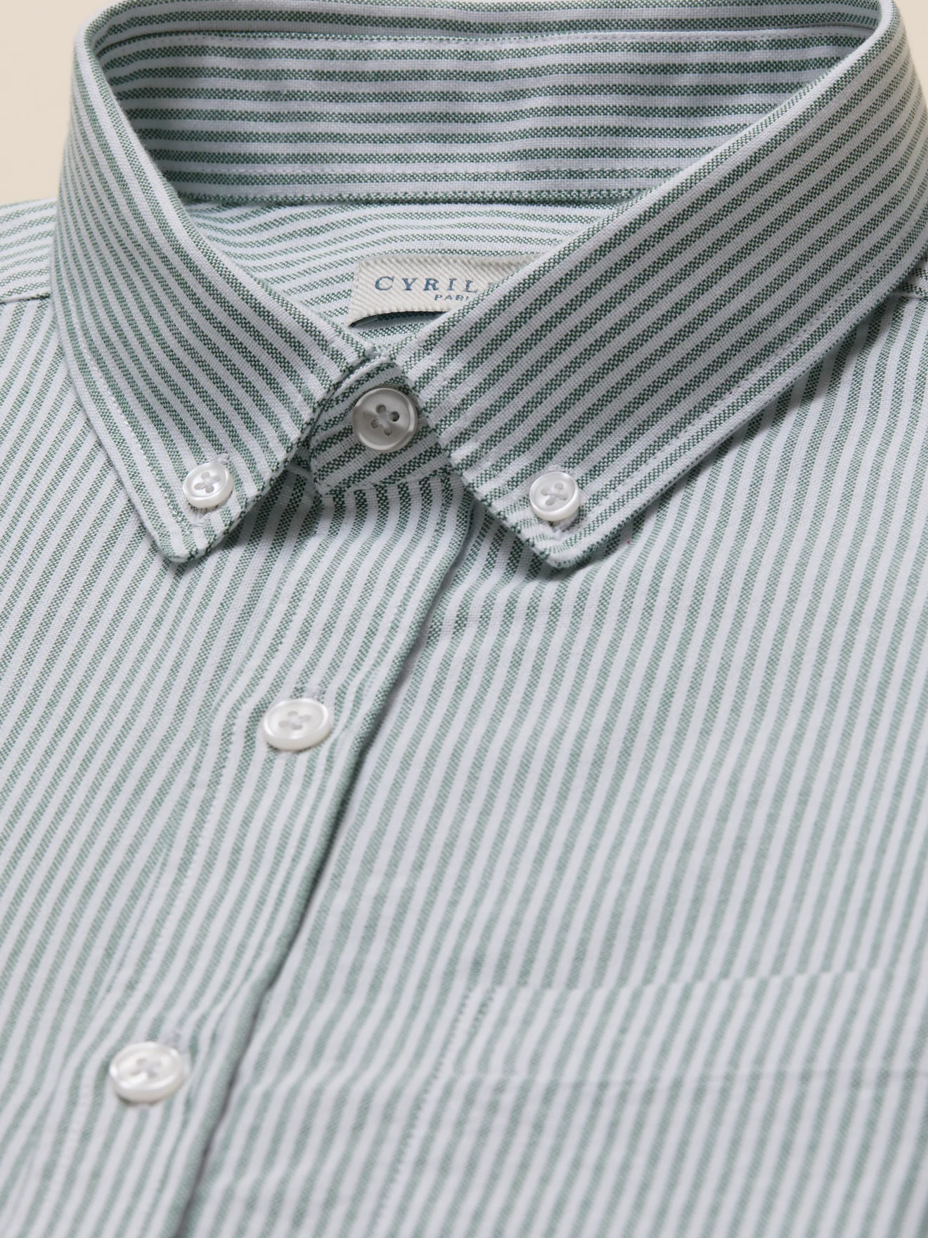 Chemise oxford homme coupe contemporaine - Image 7