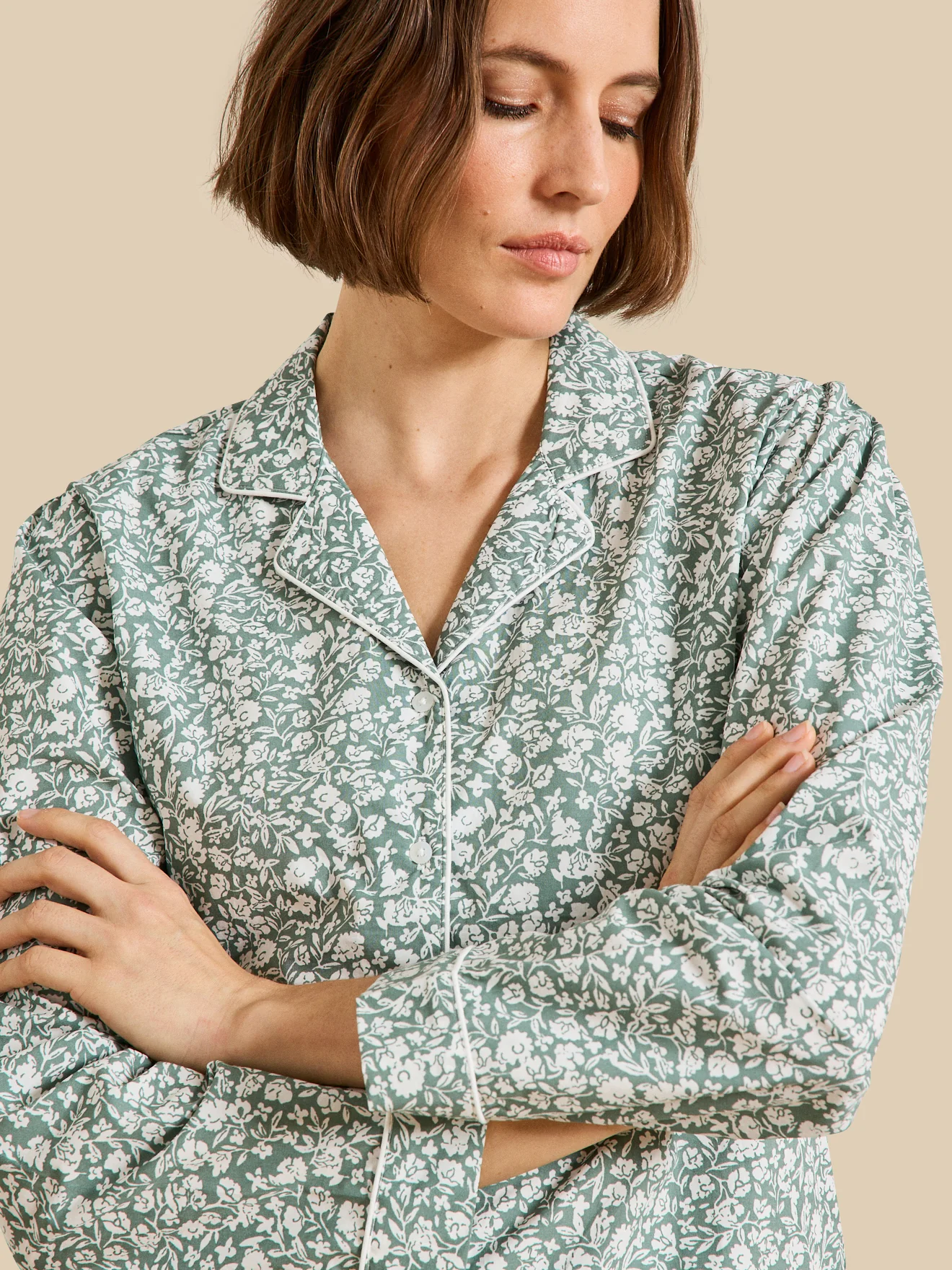 Pyjama imprimé floral femme - Image 11