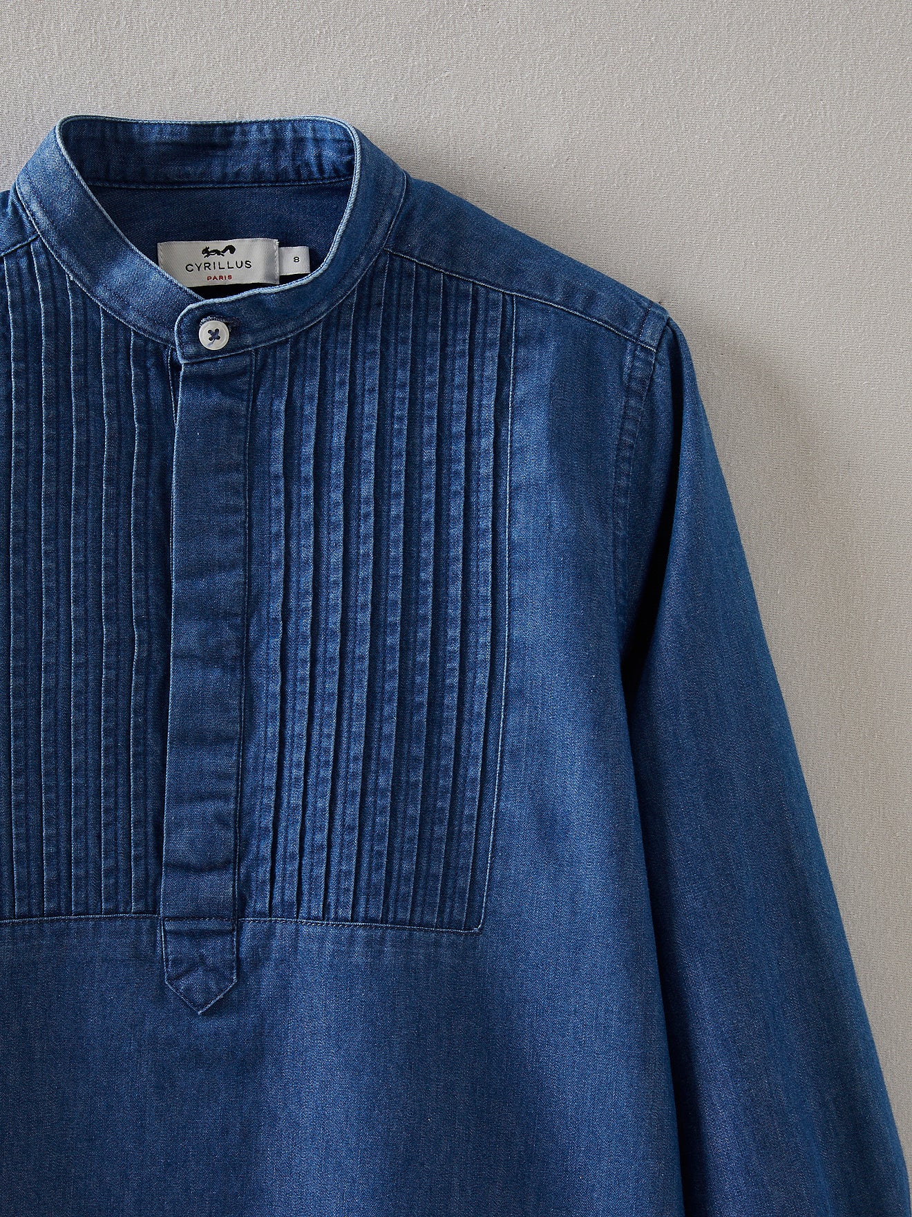 Chemise de cérémonie en denim light garçon - Image 4