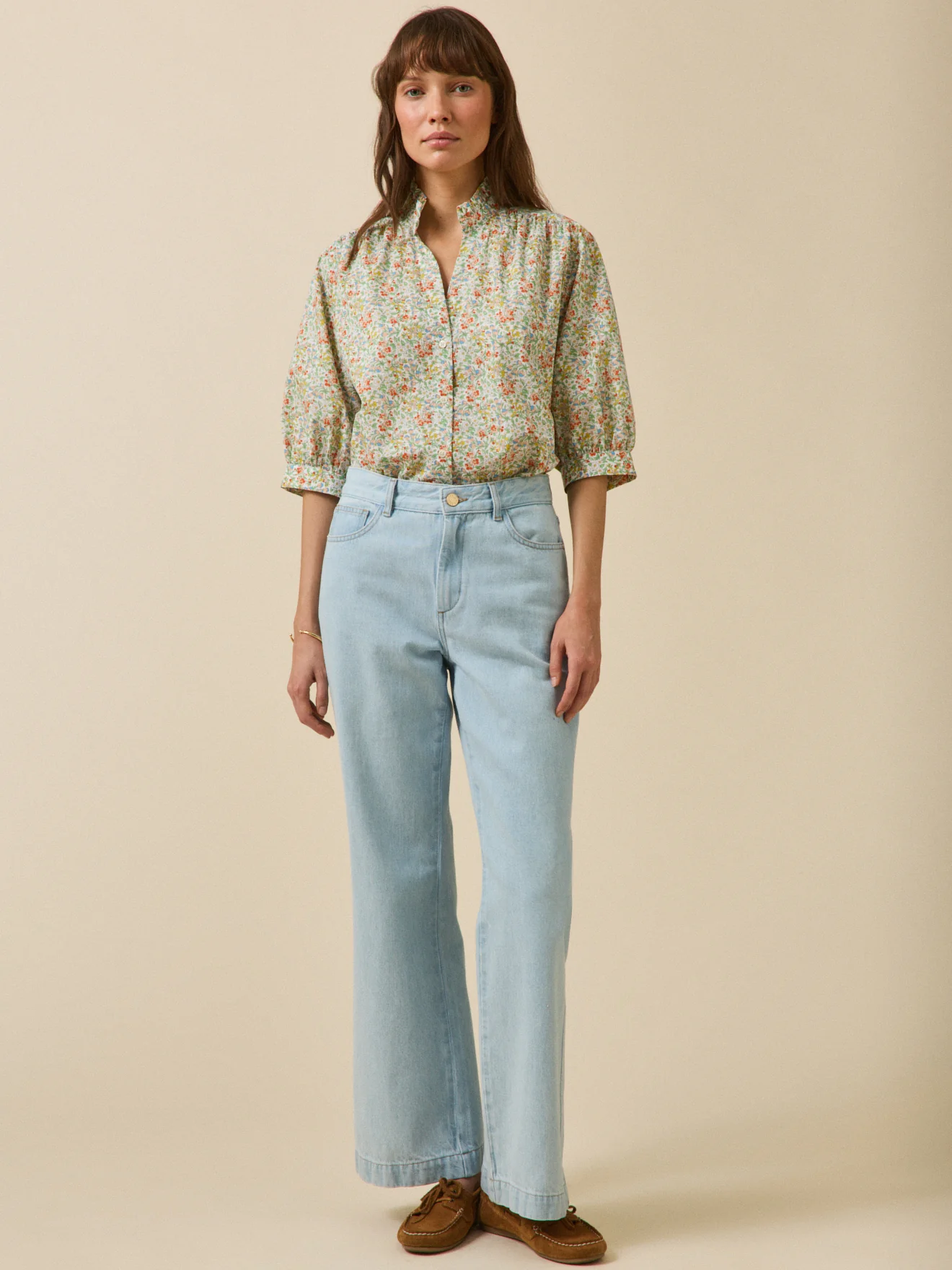Blouse col volanté femme tissu Liberty - Limited Collection - Image 5