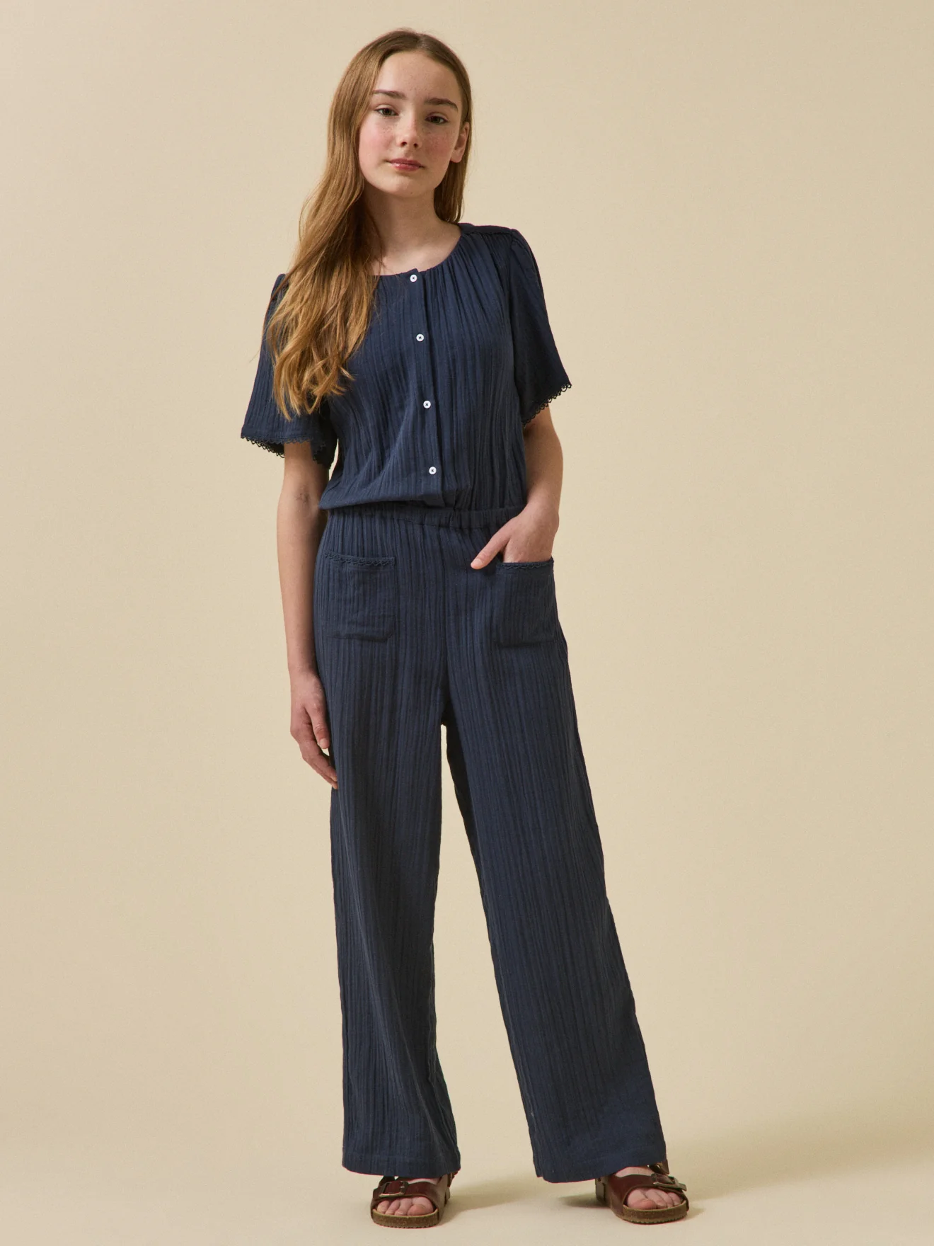 Combinaison en gaze de coton - Collection Junior