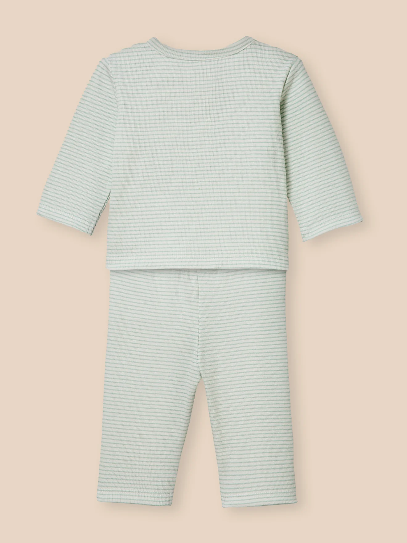 Pyjama rayé en côtes Bébé - Image 3