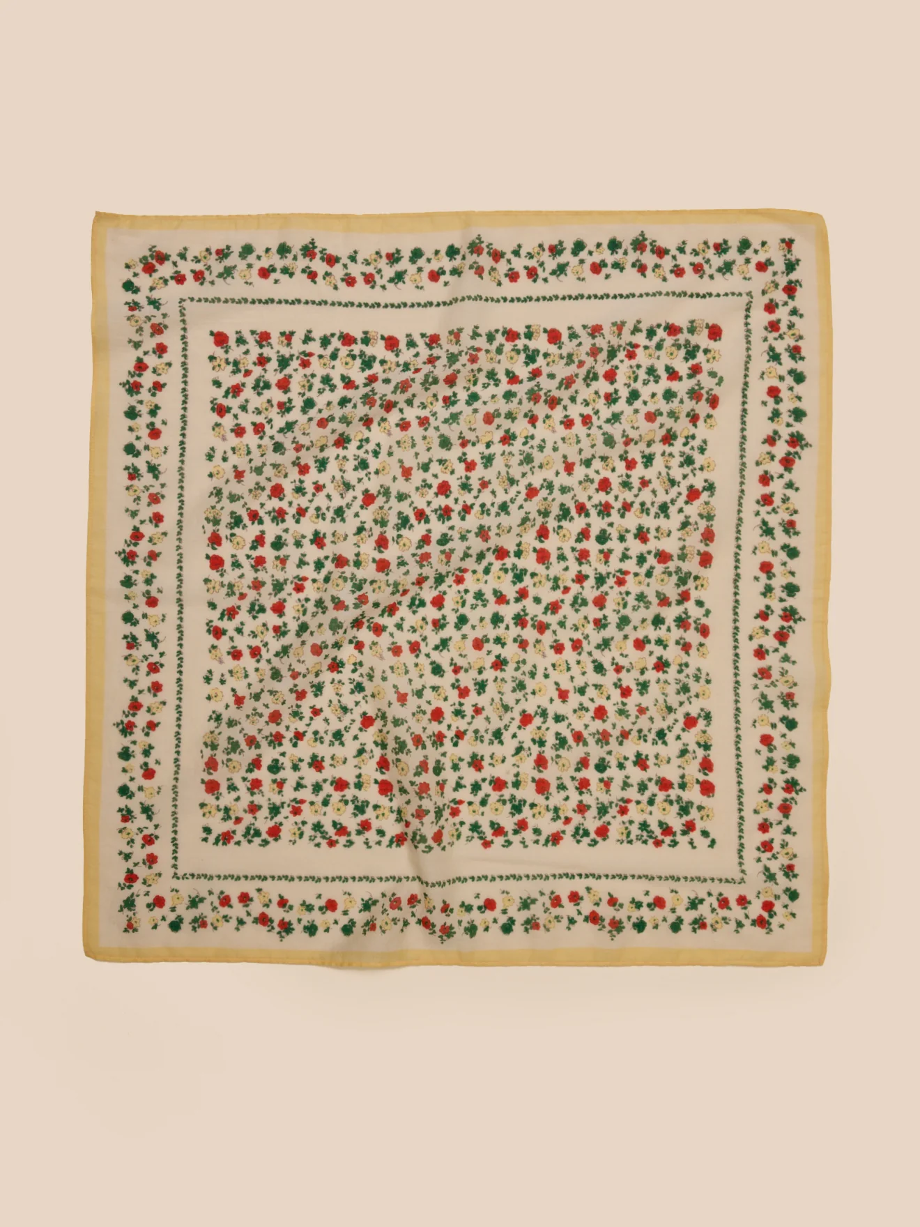 Foulard fleurs Fille - Coton biologique - Image 2