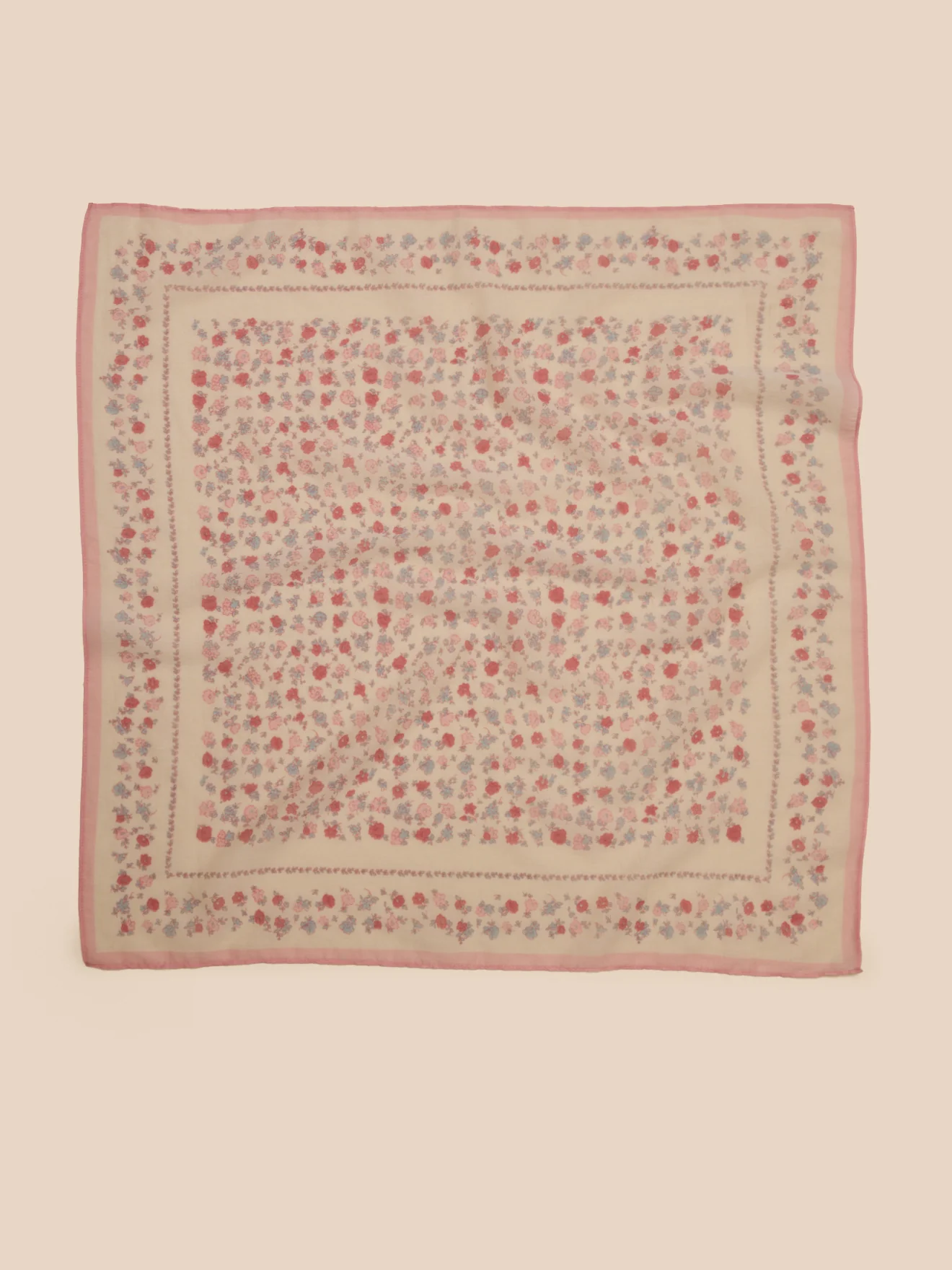 Foulard fleurs Fille - Coton biologique - Image 2