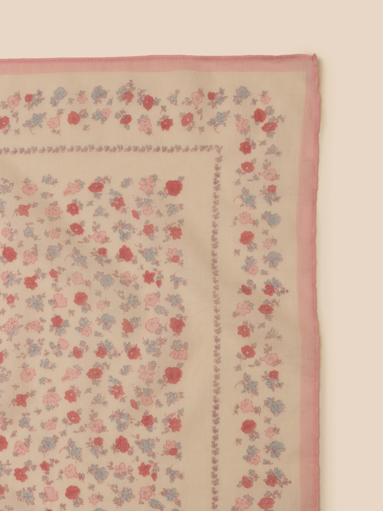 Foulard fleurs Fille - Coton biologique - Image 3