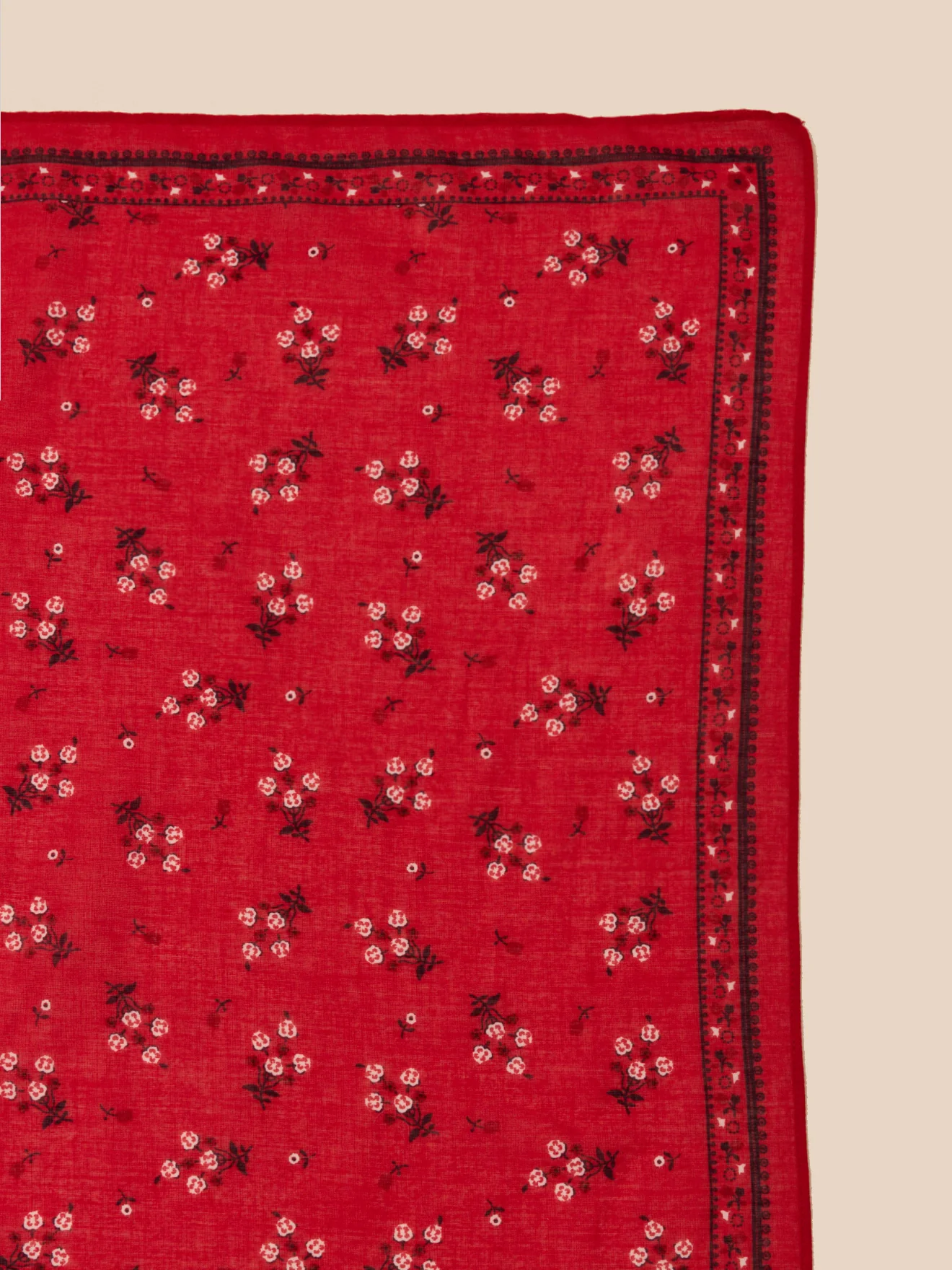 Foulard bourgeons Fille - Coton biologique - Image 3