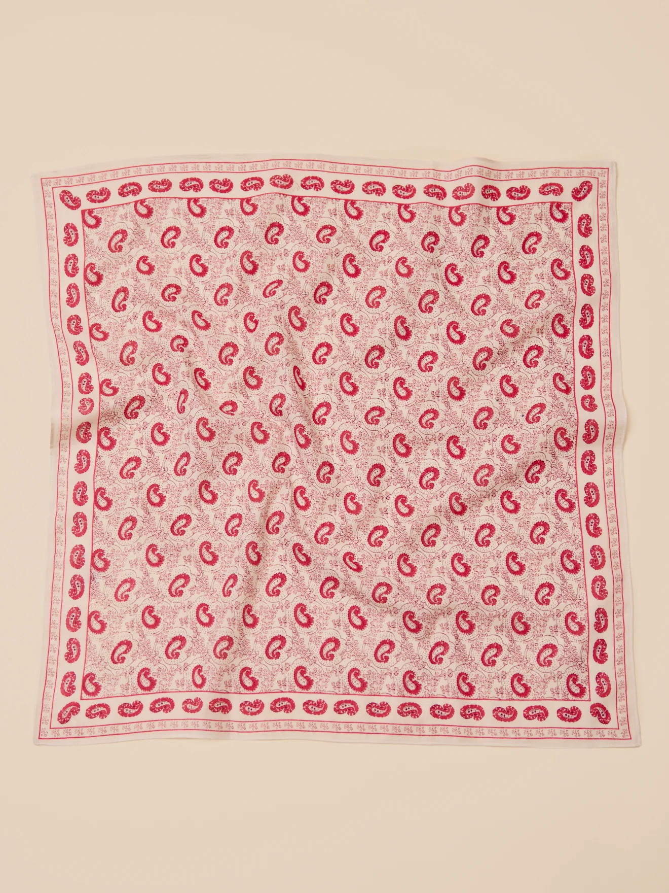 Foulard coton femme motif Paisley - Image 2