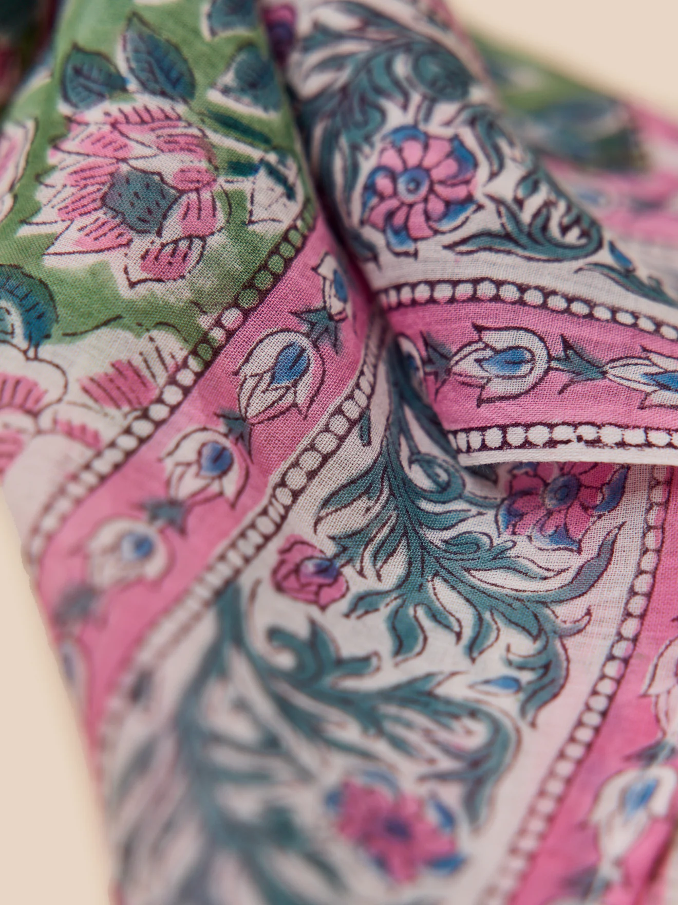 Foulard imprimé indien femme - Image 3