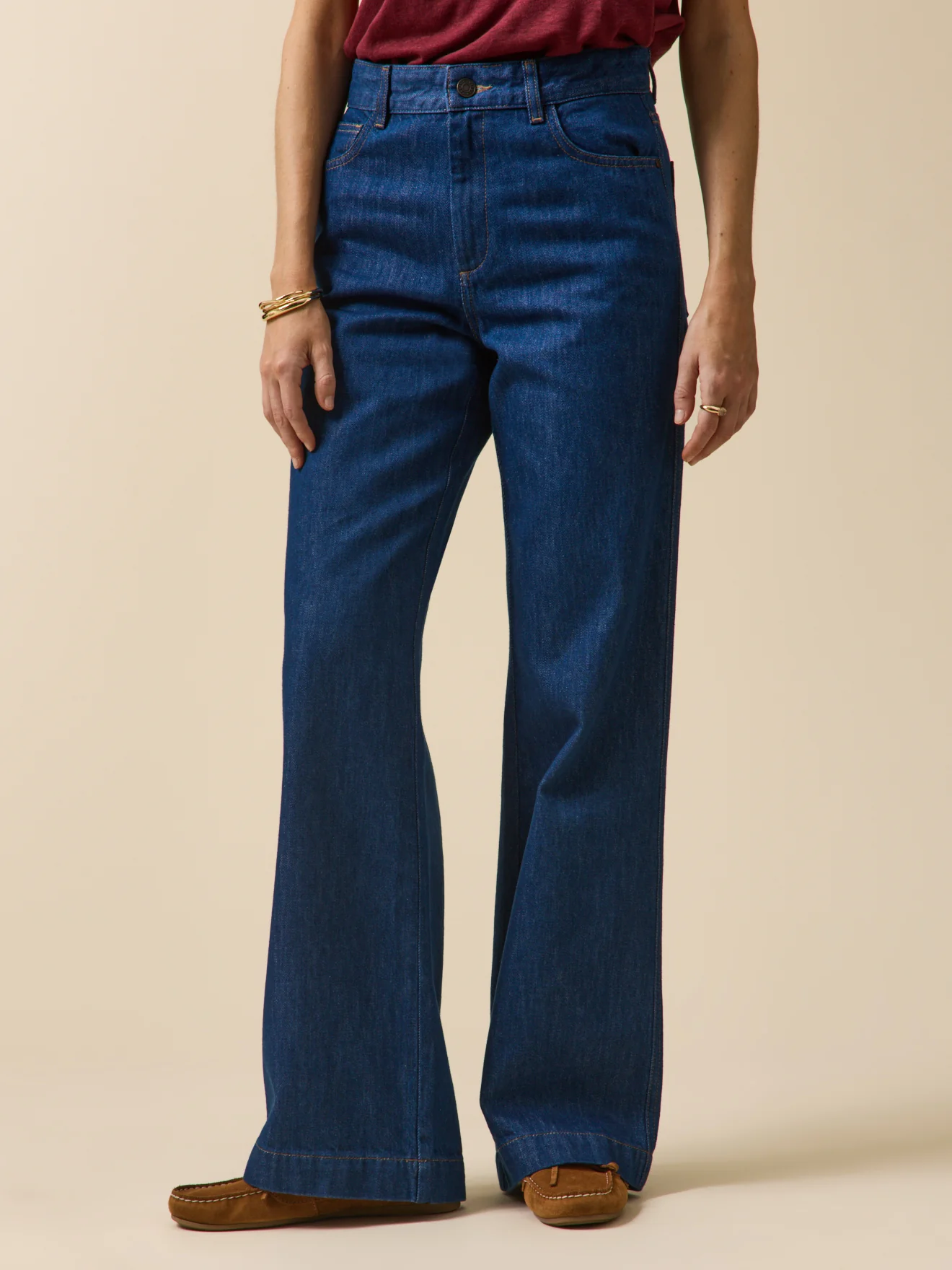 Jean flare femme Manon coton biologique
