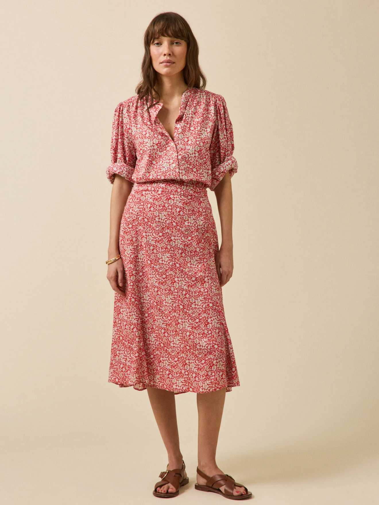 Jupe mi-longue femme tissu Liberty - Limited Collection - Image 6
